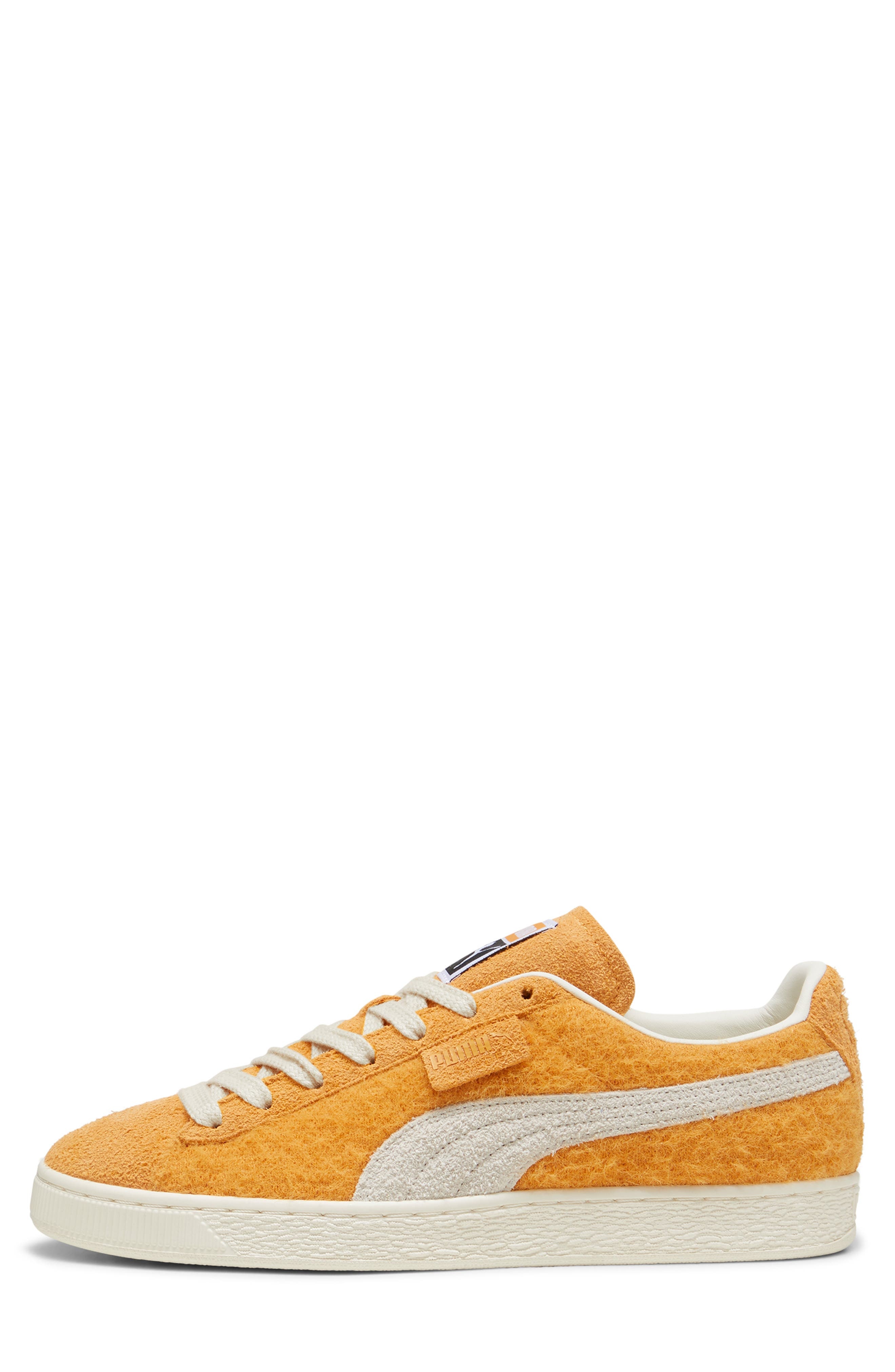 PUMA Suede Mohair Sneaker in Ginger Tea-Frosted Ivory at Nordstrom - 4