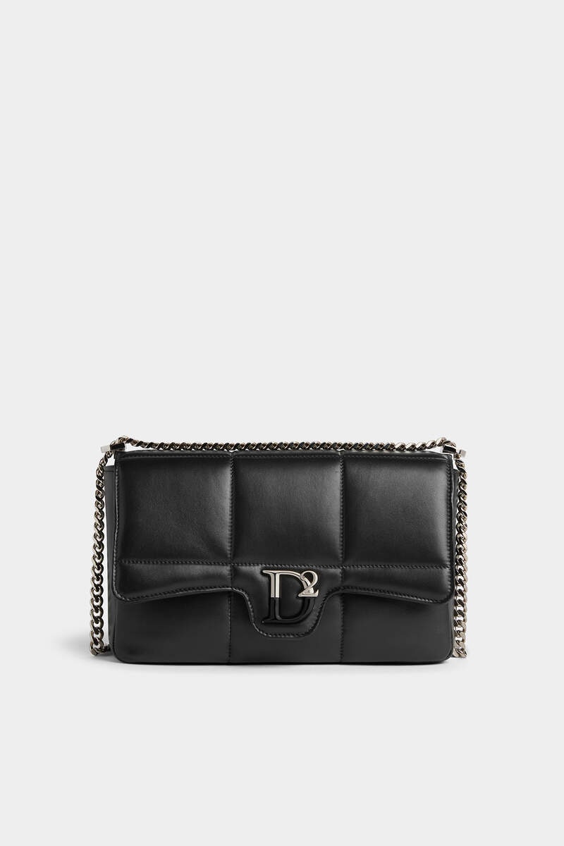 D2 STATEMENT SOFT SHOULDER BAG - 1