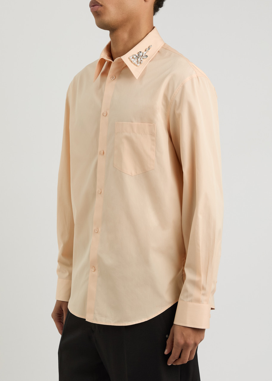 Simone Rocha Crystal-embellished Cotton Shirt - 2