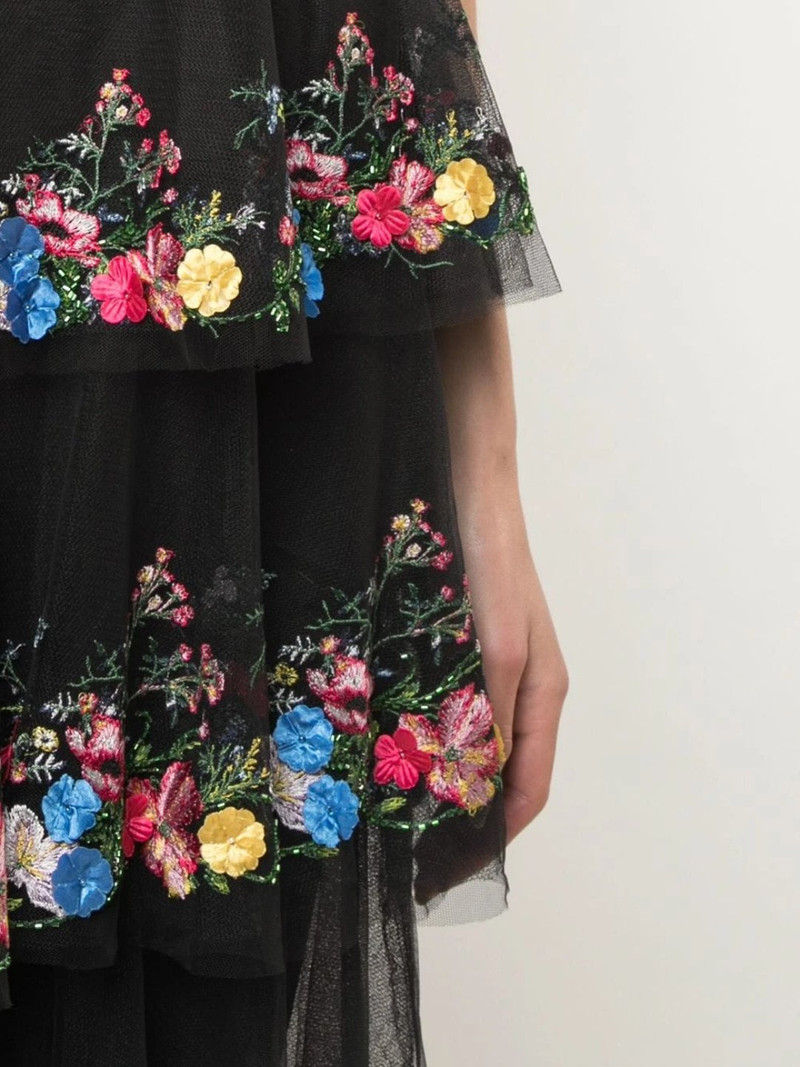 5-TIER 3D EMBROIDERED TULLE GOWN 4
