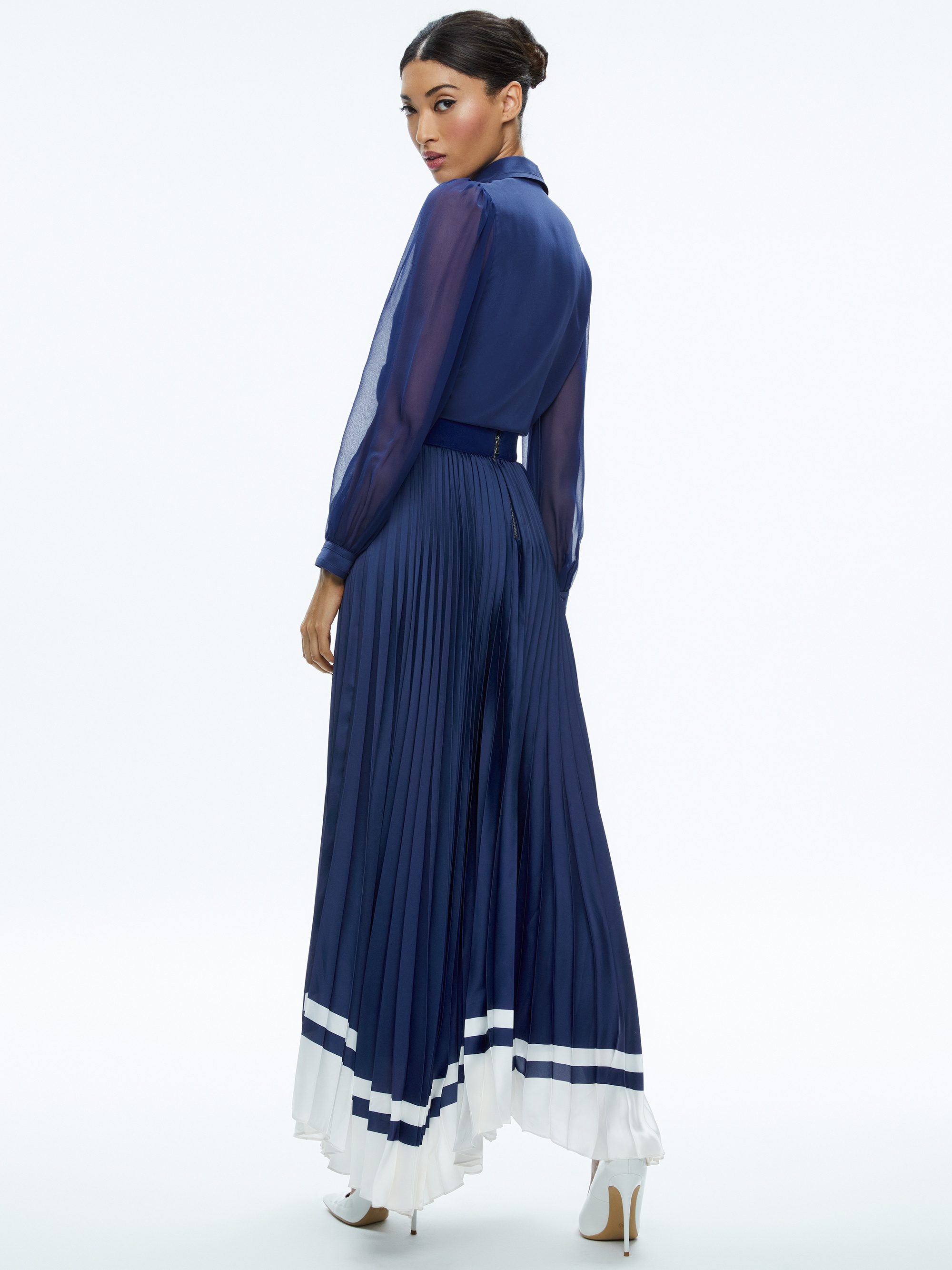 KATZ MAXI PLEATED SKIRT - 4