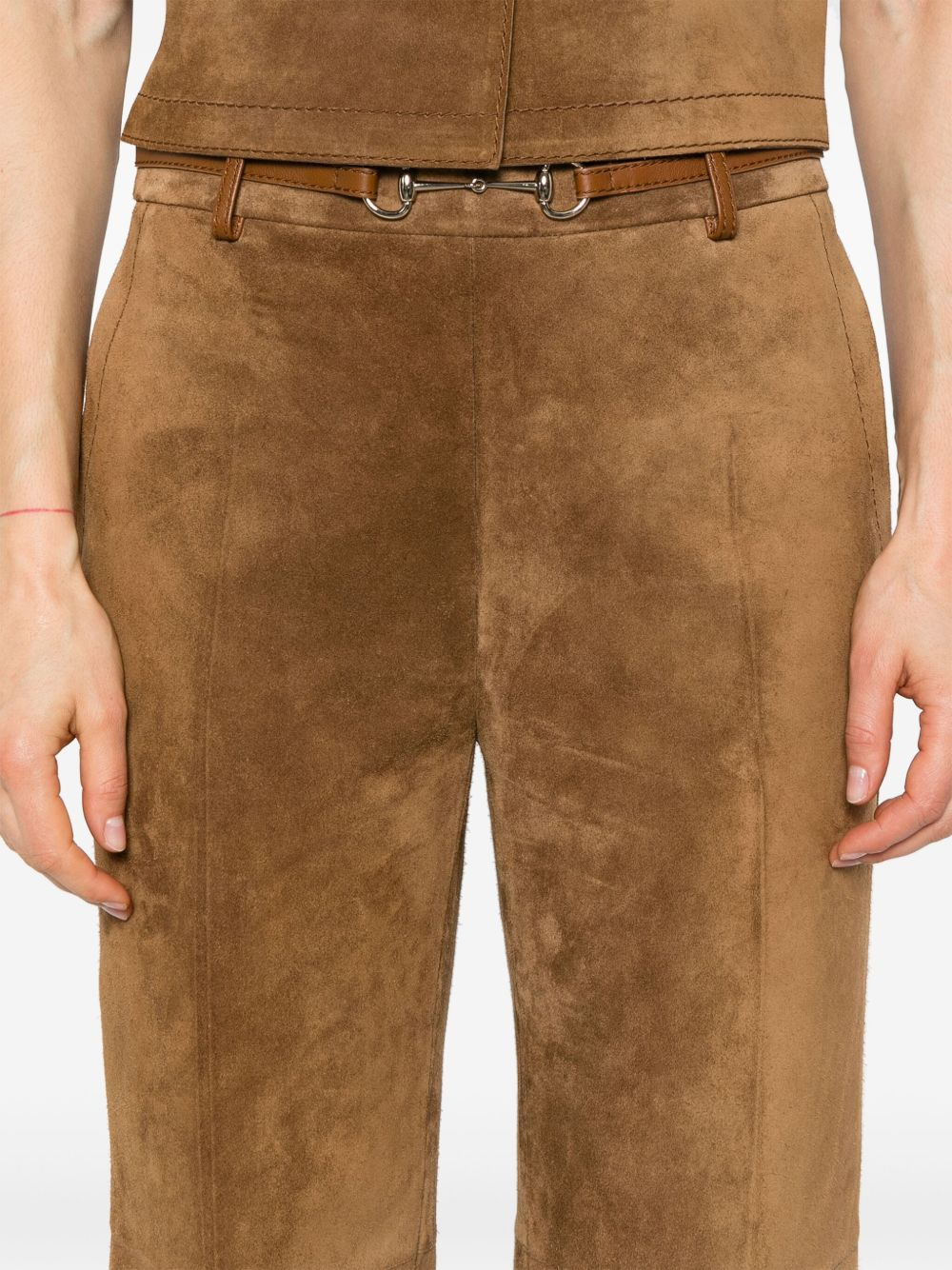 Horsebit-detail trousers - 5
