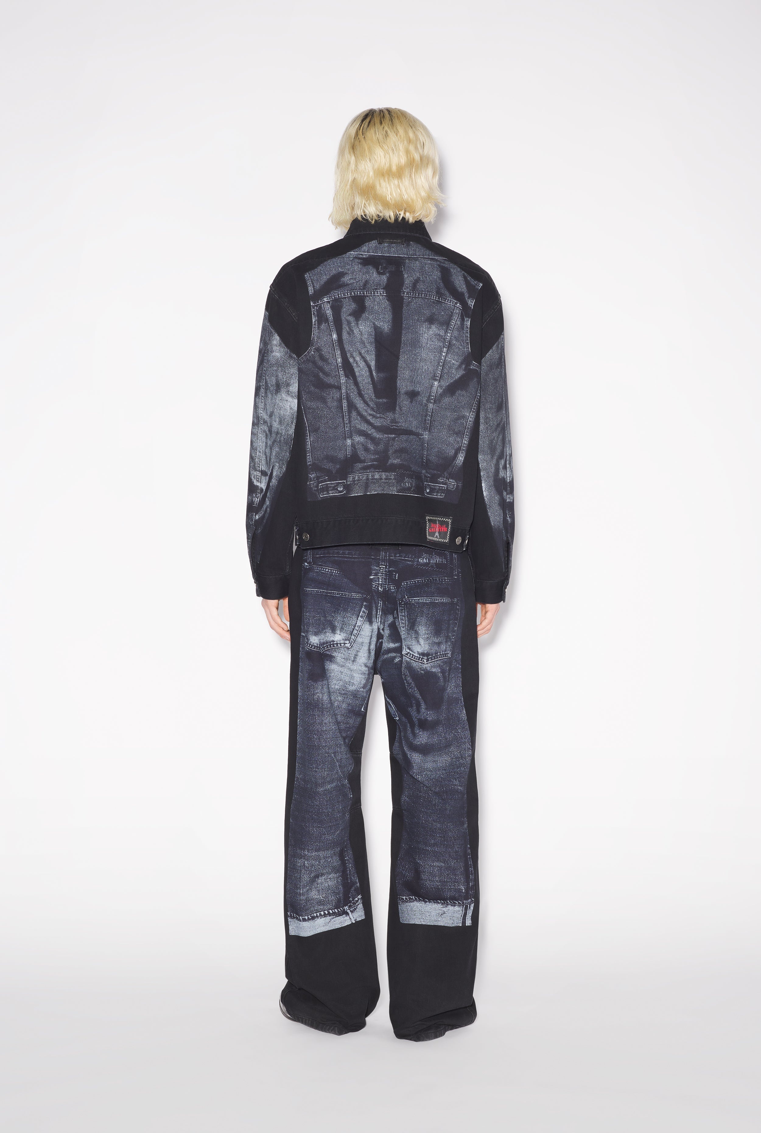 THE BLACK TROMPE L’OEIL DENIM JACKET - 2