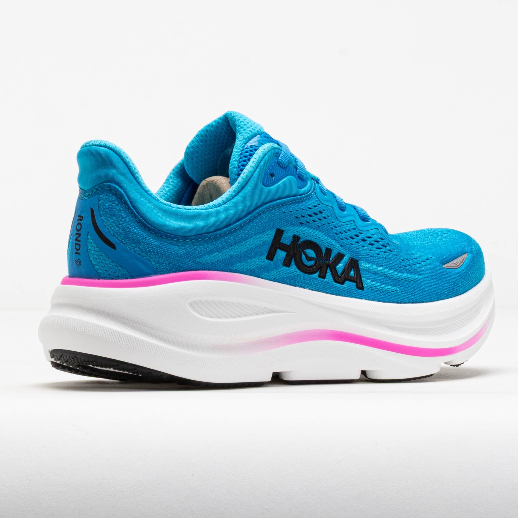 HOKA Bondi 9 Women's Skyward Blue/Neon Fuchsia - 6