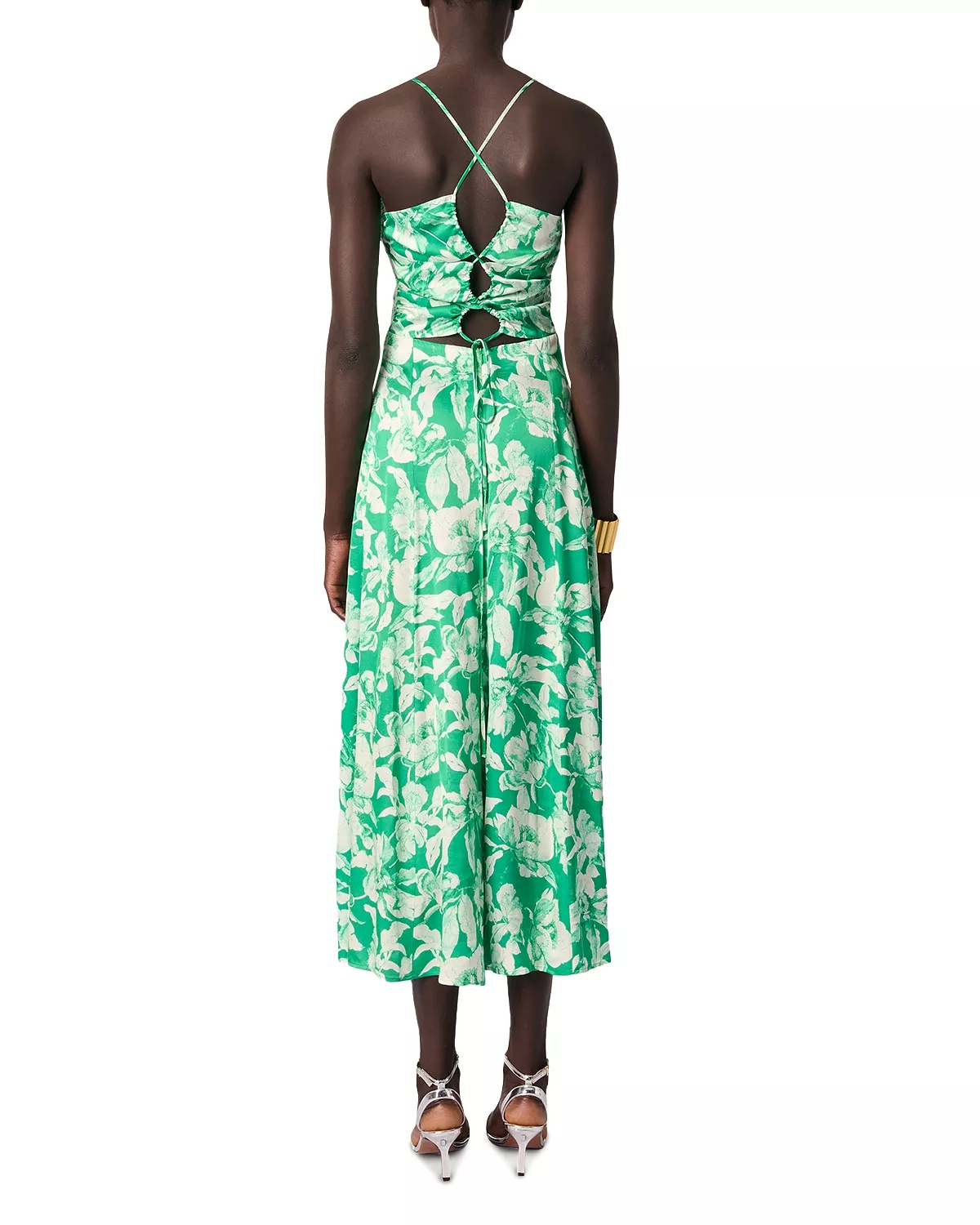 Patterned Maxi Dress - 8
