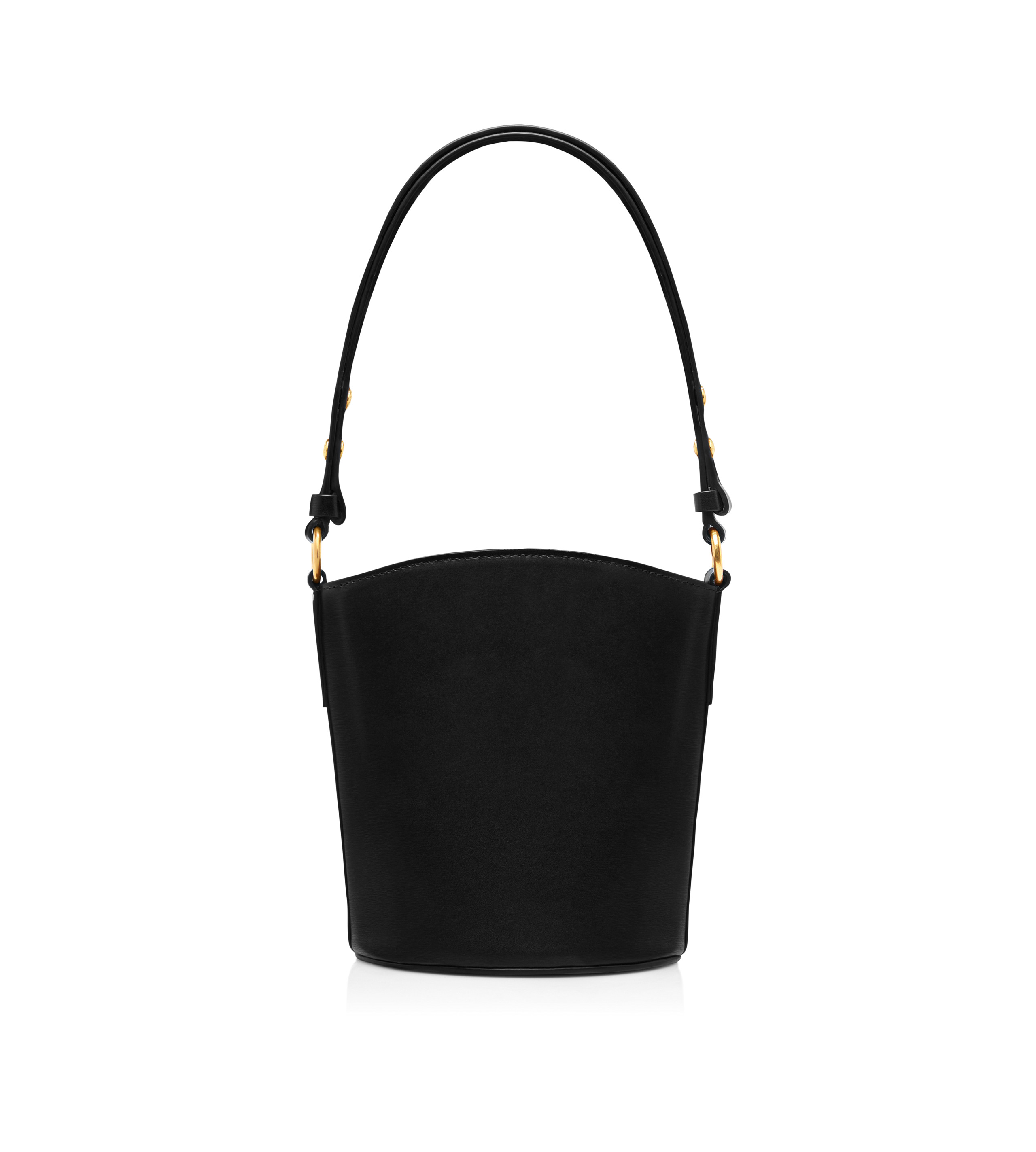 PALMELLATO-EFFECT LEATHER WHITNEY SMALL BUCKET BAG - 3