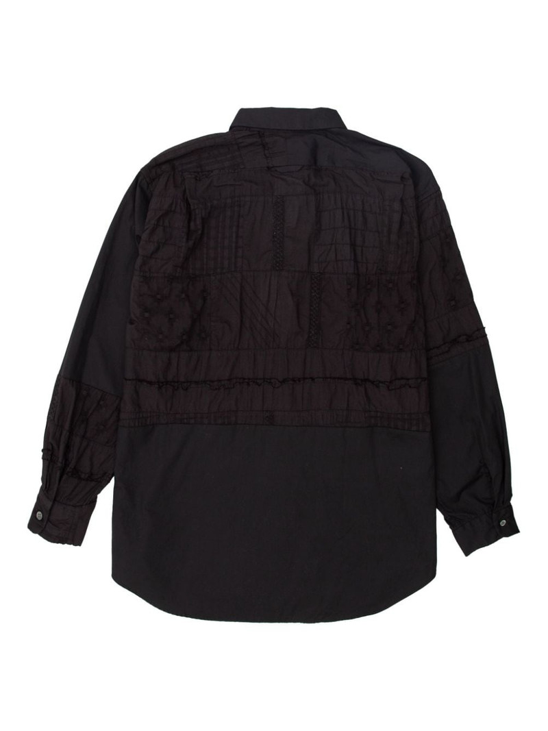 Engineered Garments patchwork short-collar shirt outlook