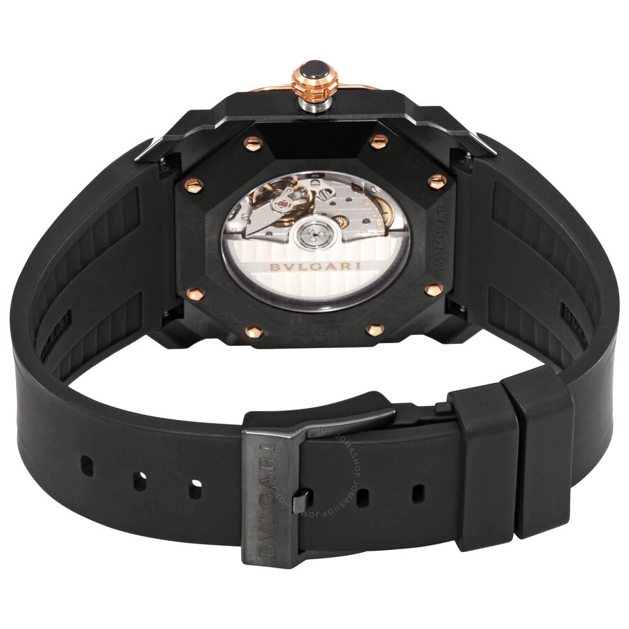 Pre-owned Bvlgari Octo L'Originale Black Dial Men's Watch 102485 - 3