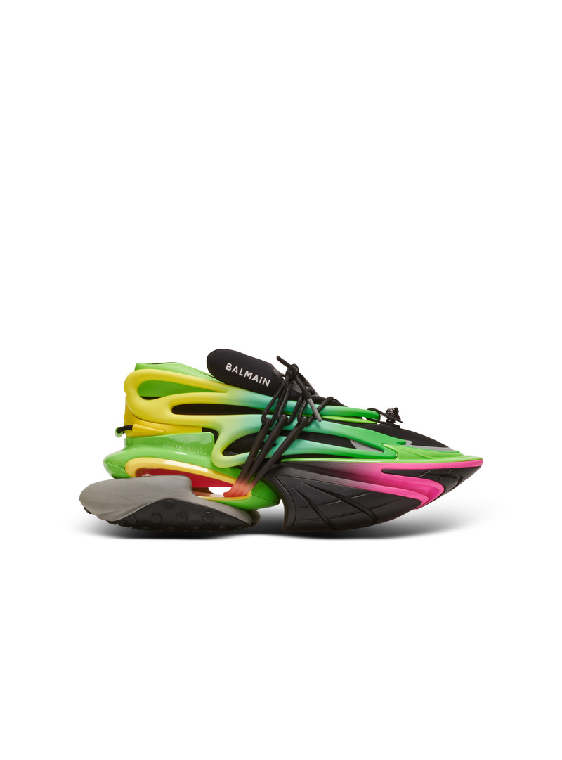 Unicorn trainers in neoprene and leather 1