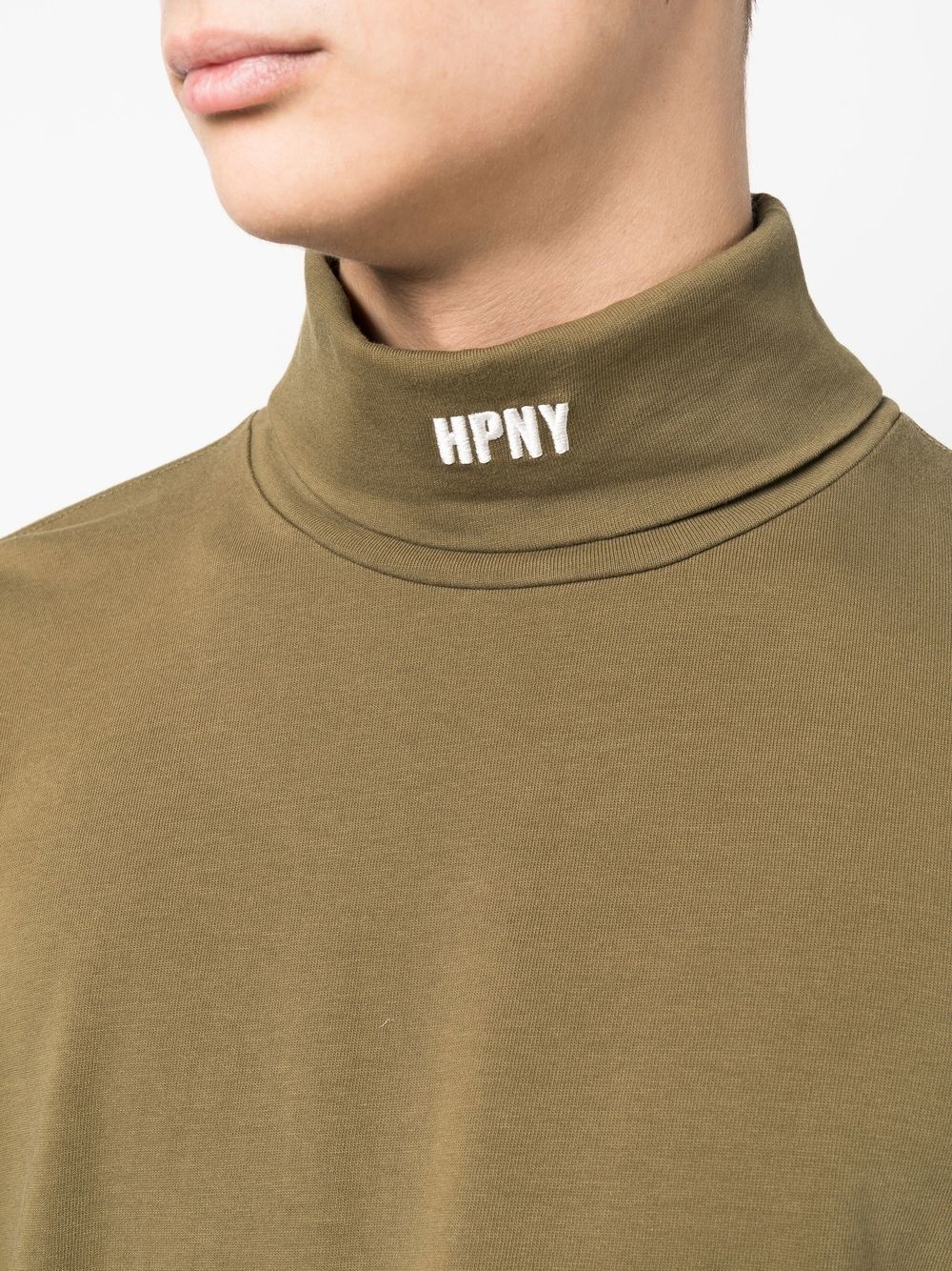 logo-print long-sleeve top - 5