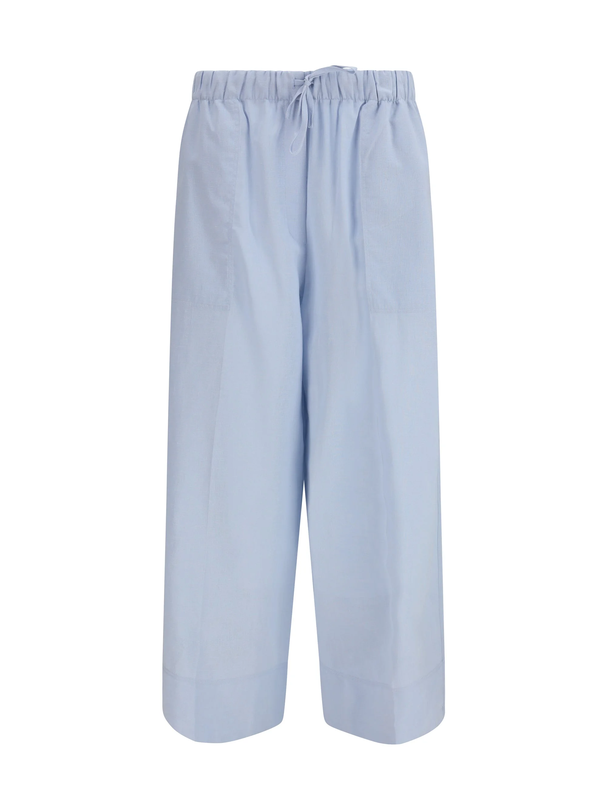 Toteme Women Cotton And Linen Blend Palazzo Pants - 1