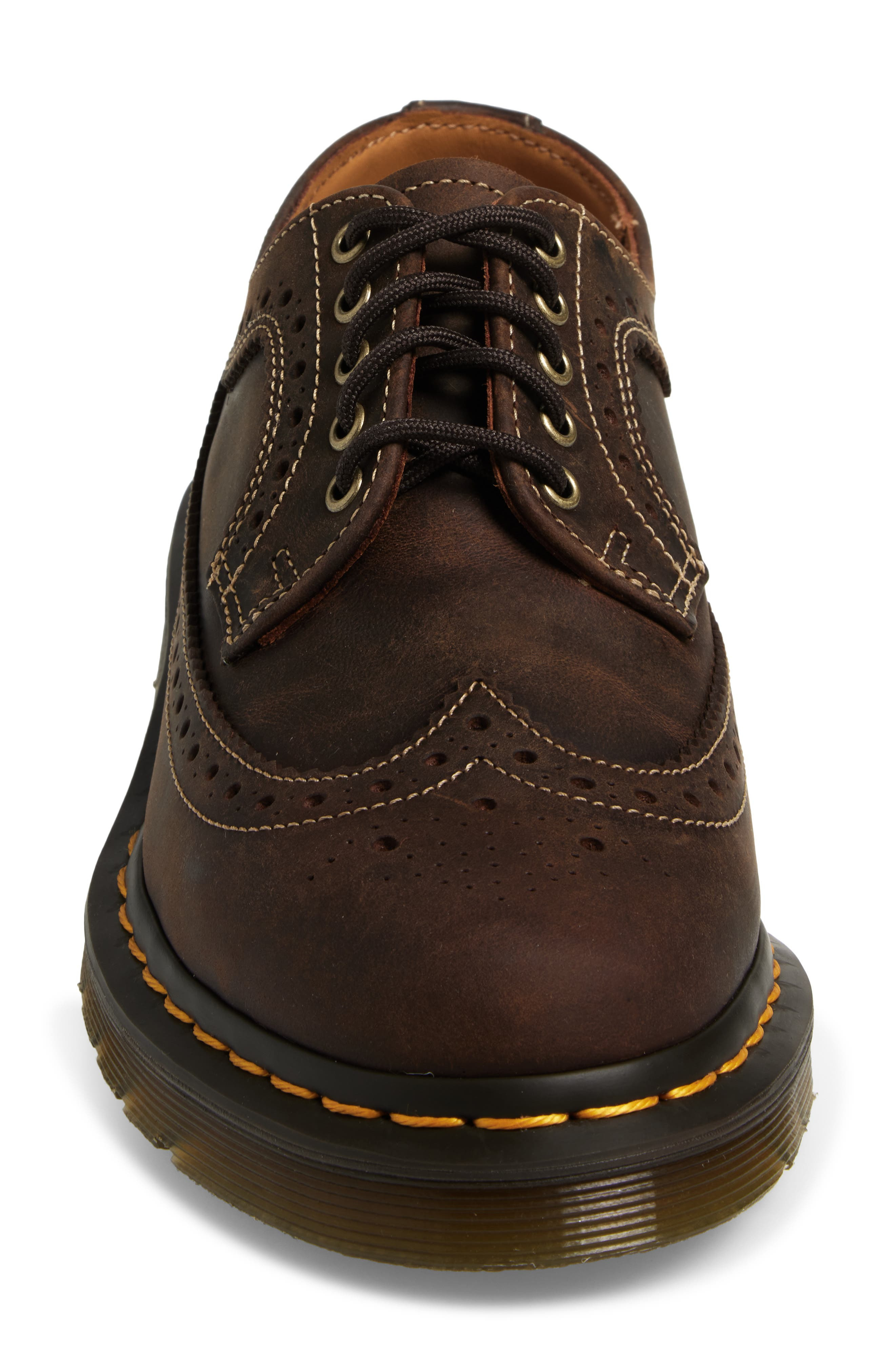 Dr. Martens 3989 Wingtip Derby in Dark Brown at Nordstrom - 4