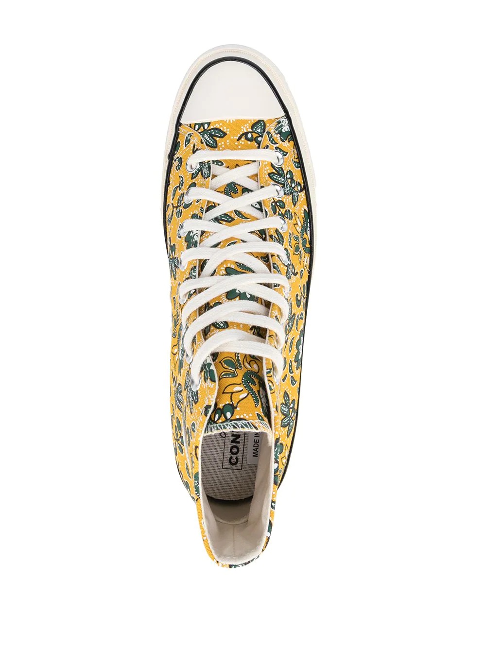 floral-print high-top sneakers - 4