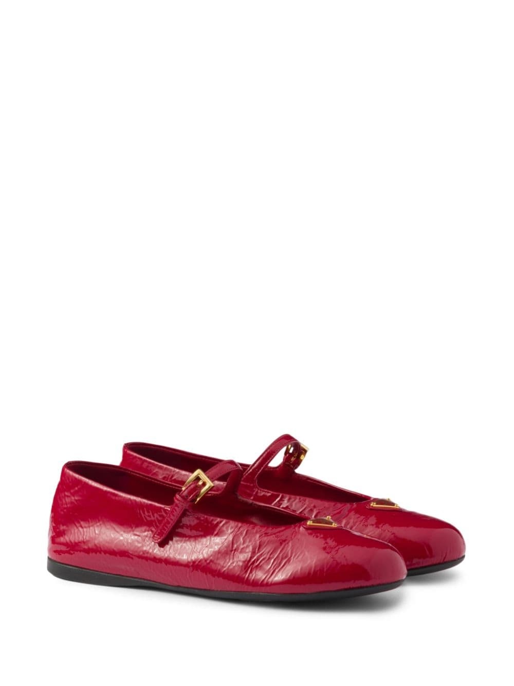 leather ballerina shoes - 2