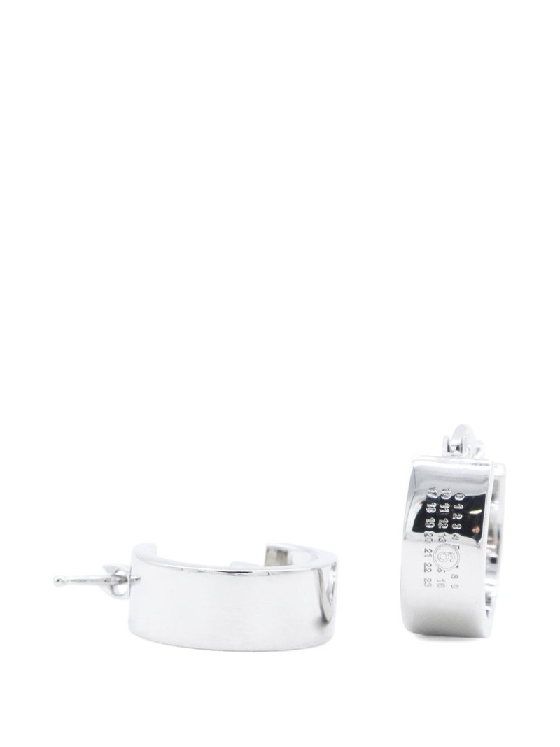 MM6 Maison Margiela polished bijoux earrings outlook