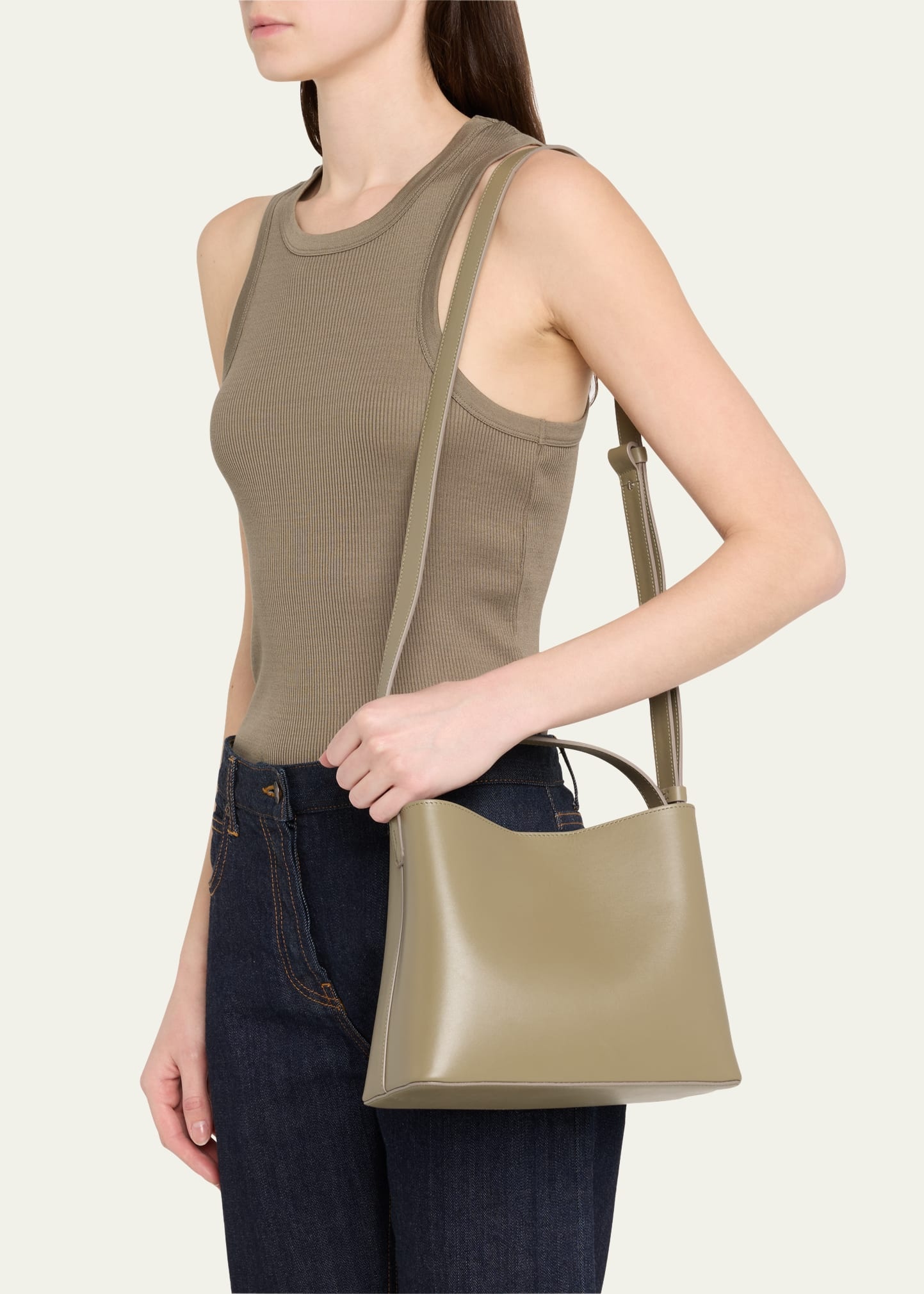 Sac Mini Smooth Leather Crossbody Bag - 2
