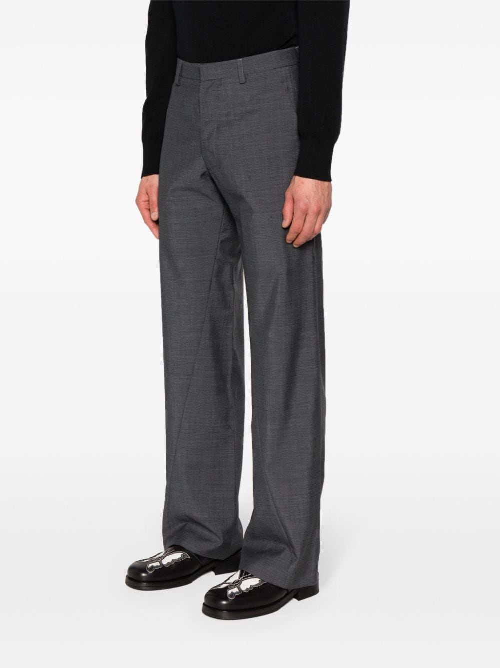Benz straight tailored trousers - 3
