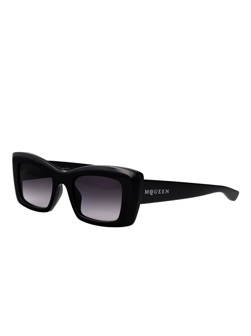 Alexander McQueen rectangle-frame sunglasses outlook