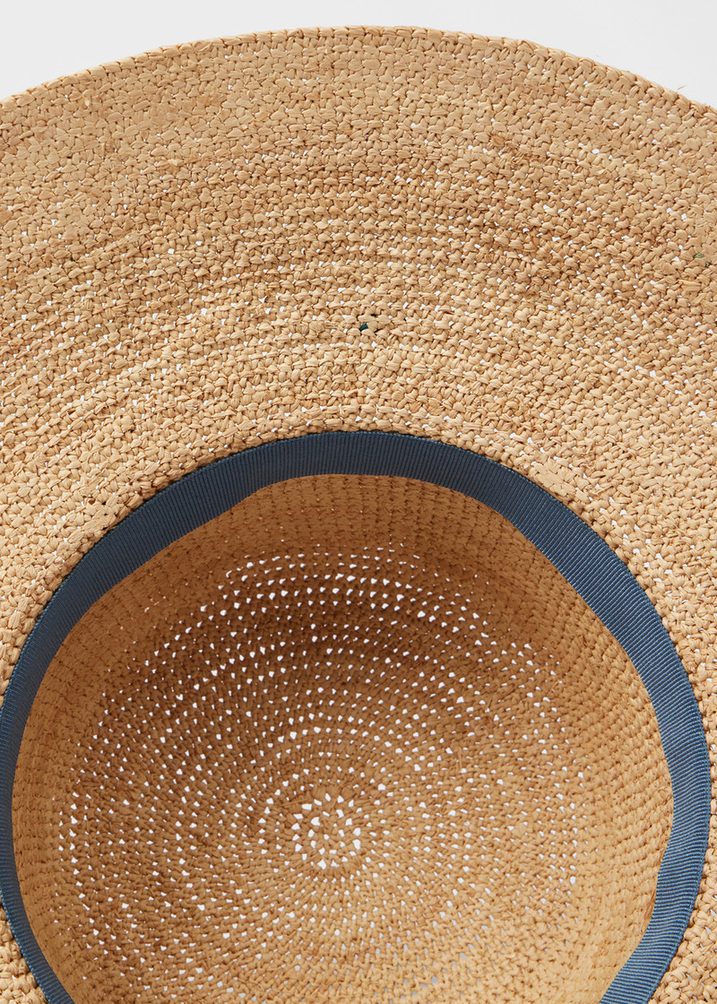 Women's 'Swirl' Polka Dot Sun Hat 4