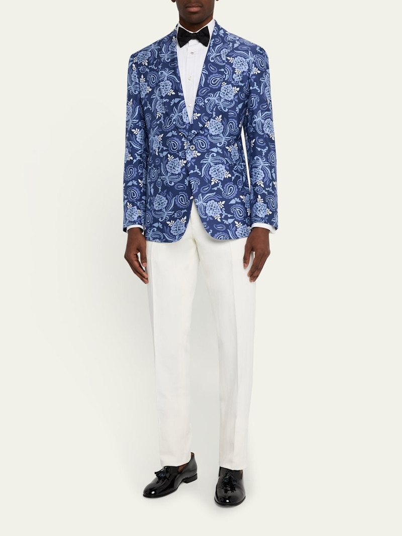 Ralph Lauren Men's Kent Paisley Silk Sport Coat outlook