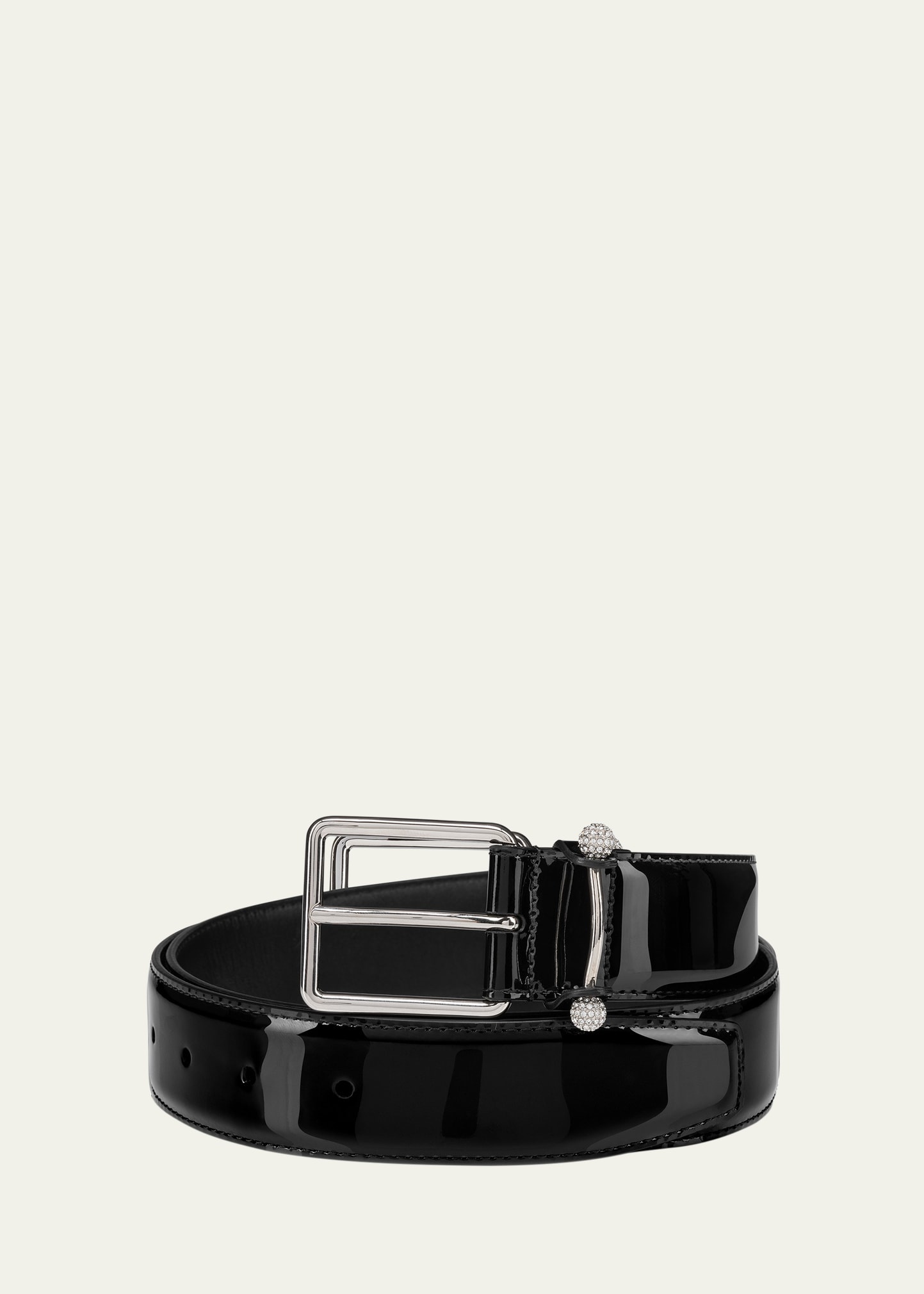 Men's Chambeliss Night Strass Patent Leather Belt - 1