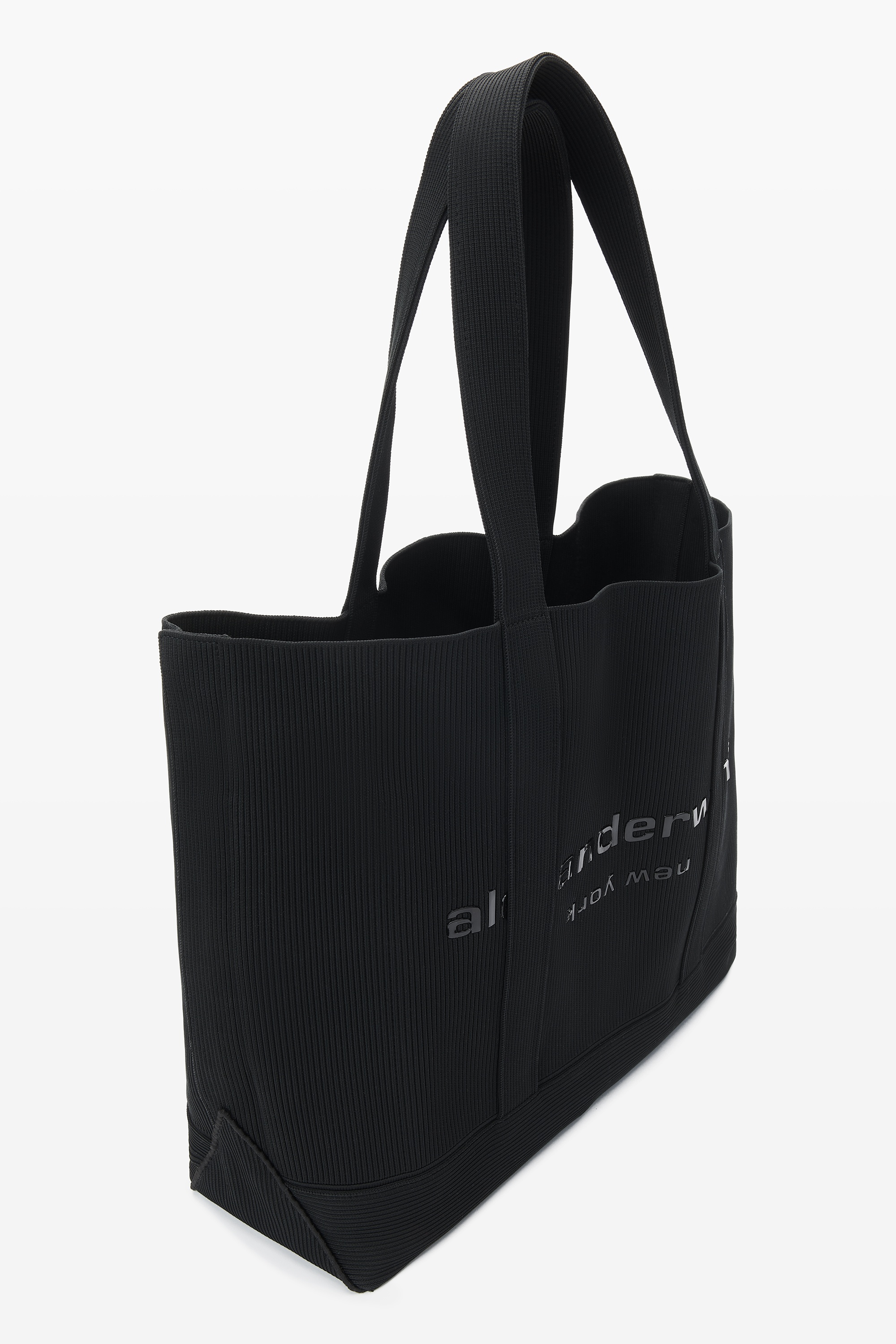 TOTE BAG IN RIB KNIT - 2