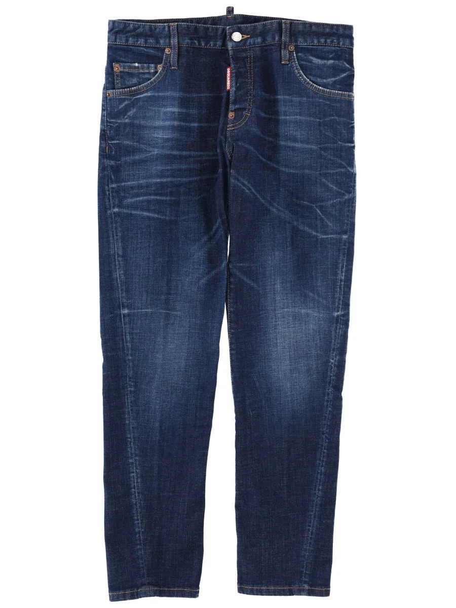 Dsquared Men Cotton Denim Jeans - 1