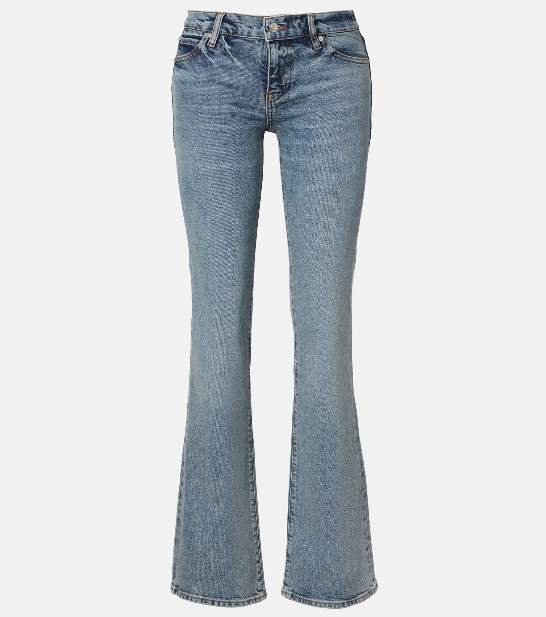 Le Pixie low-rise flared jeans - 1