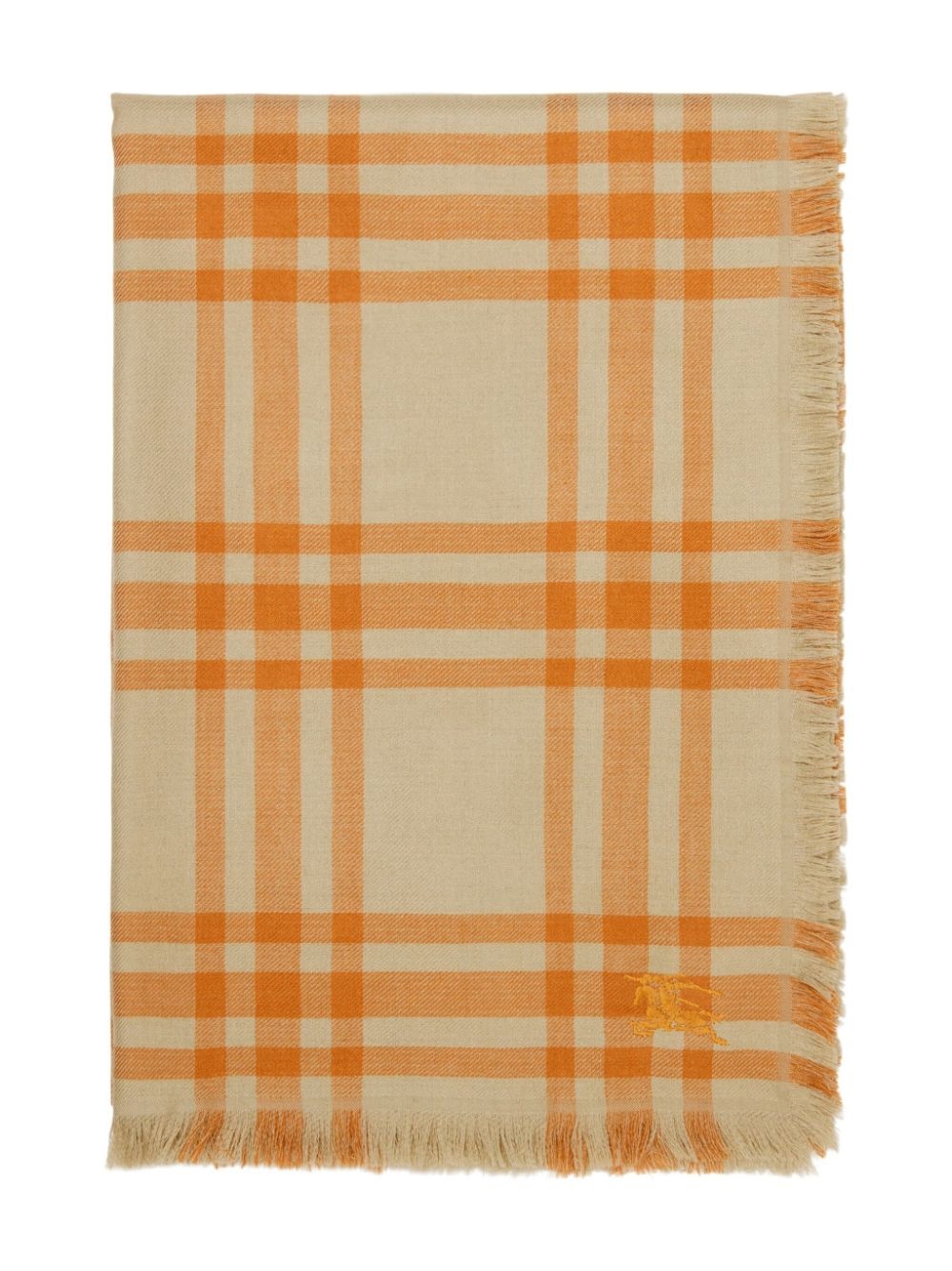 reversible checked scarf - 3