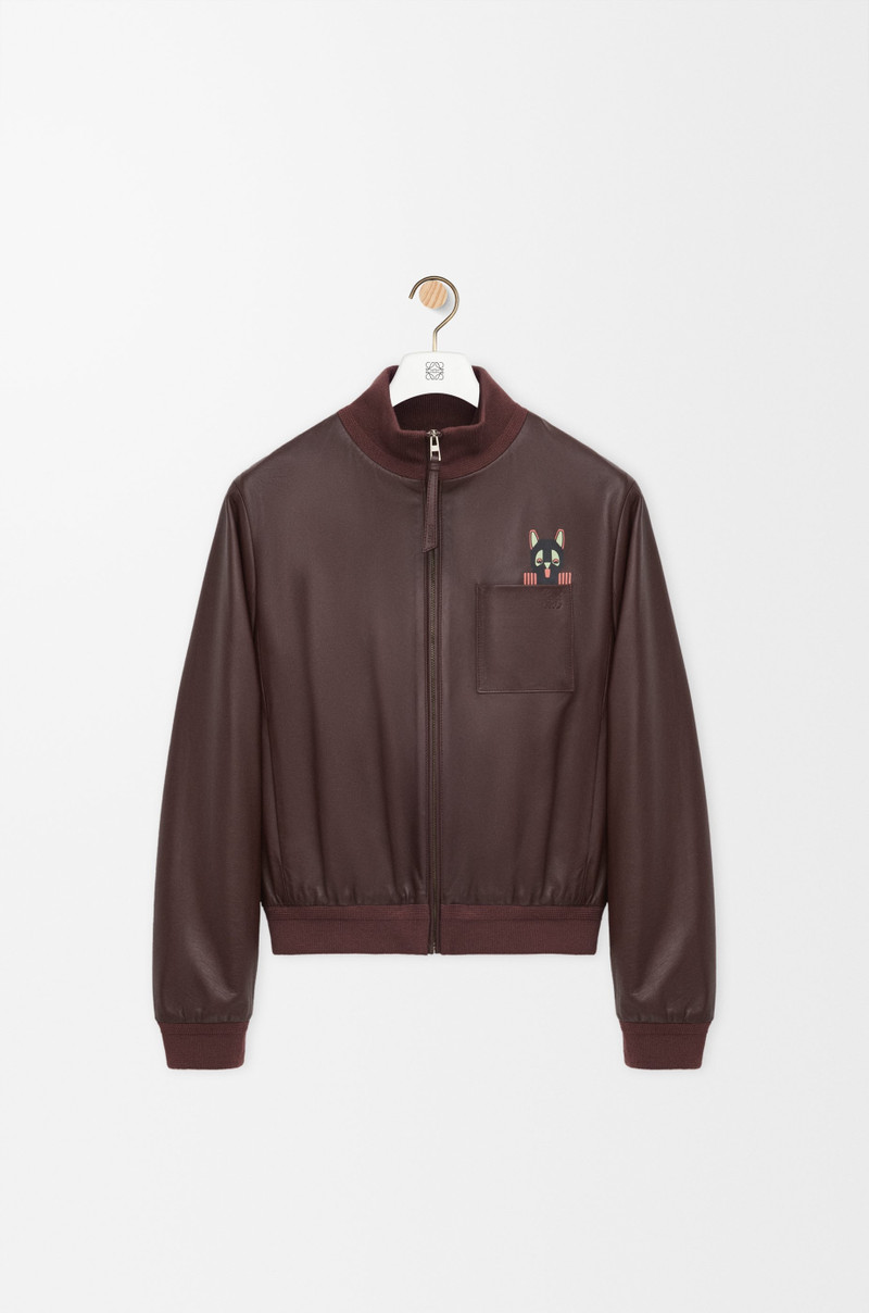 Cropped jacket in nappa lambskin 1