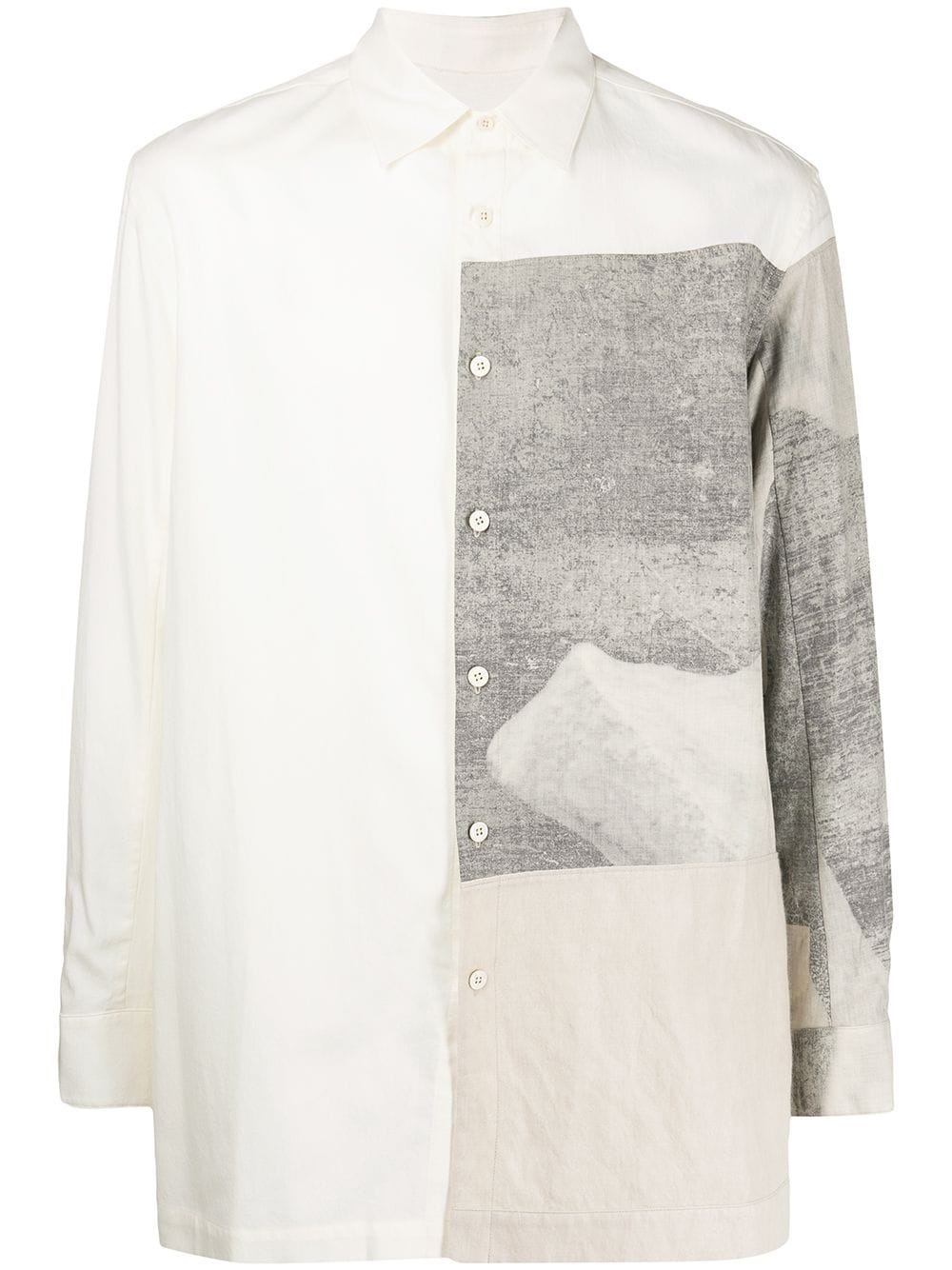 graphic-print longsleeved shirt - 1