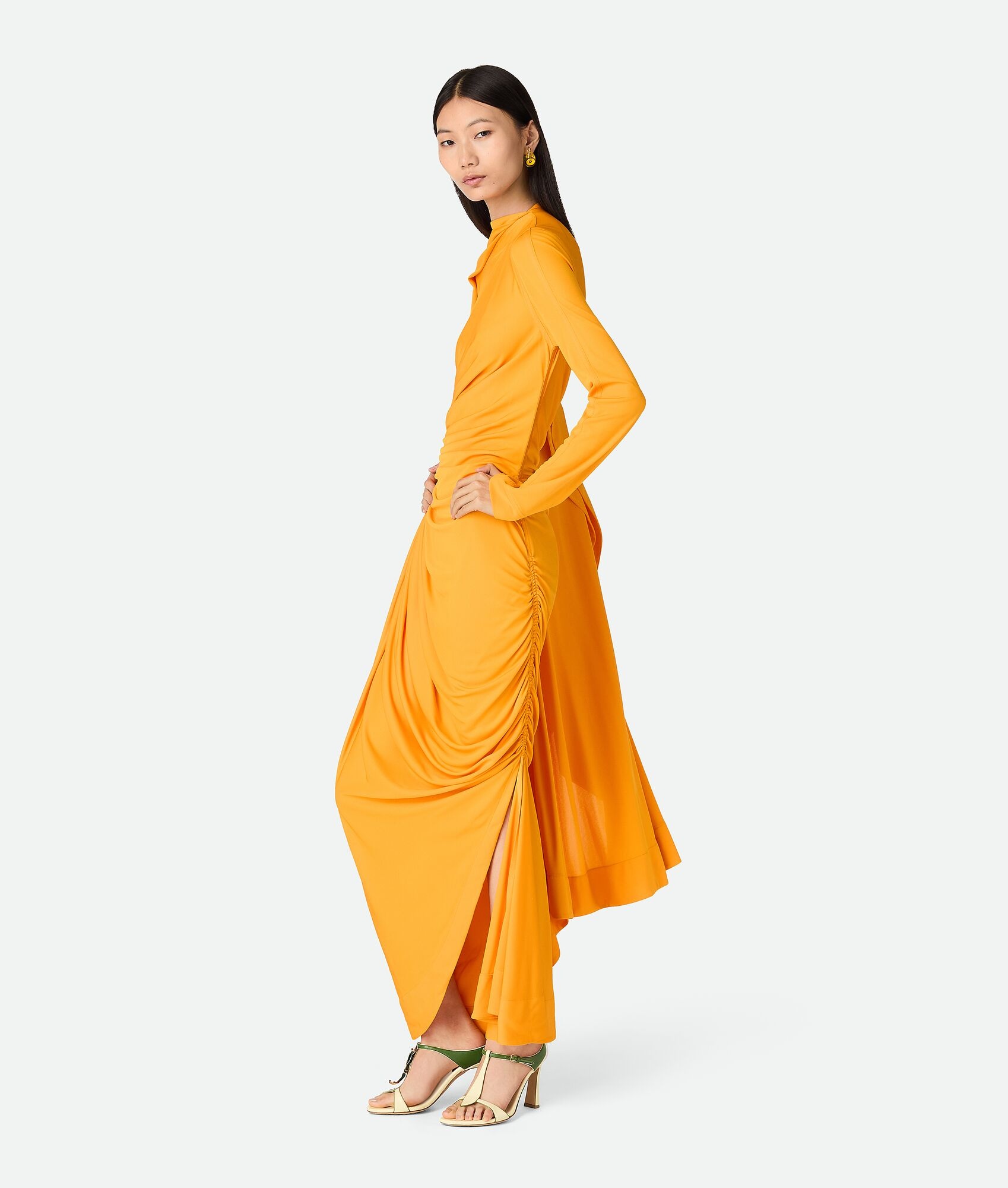 Viscose Jersey Draped Dress - 2