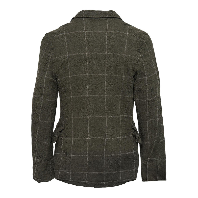 Comme des Garçons SHIRT Wool Windowpane Check Jacket outlook