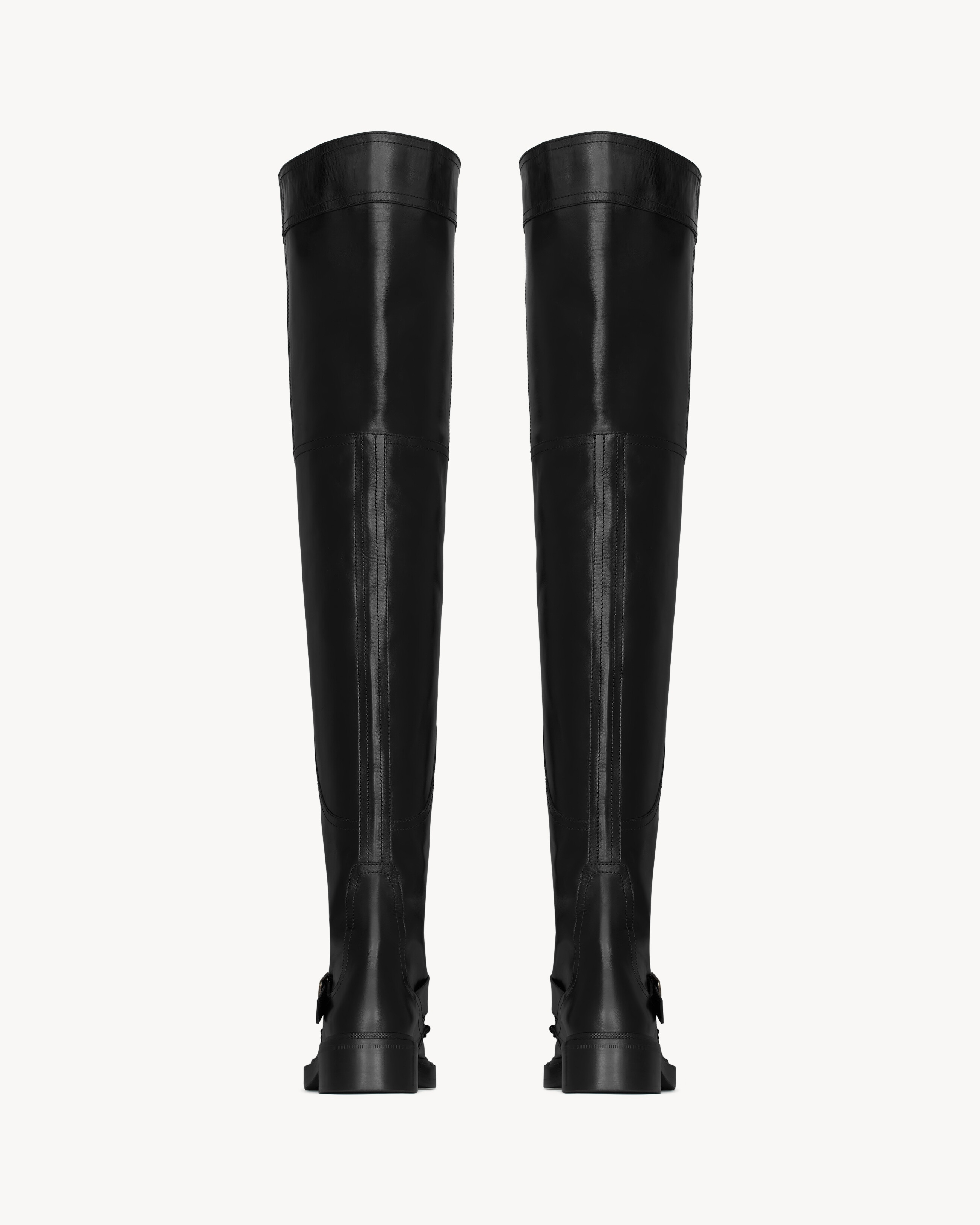JOE OVER-THE-KNEE BOOTS IN SMOOTH LEATHER - 4