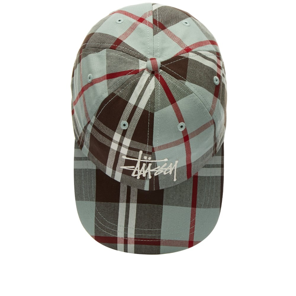 Stussy Big Logo Madras Plaid Low Pro - 2