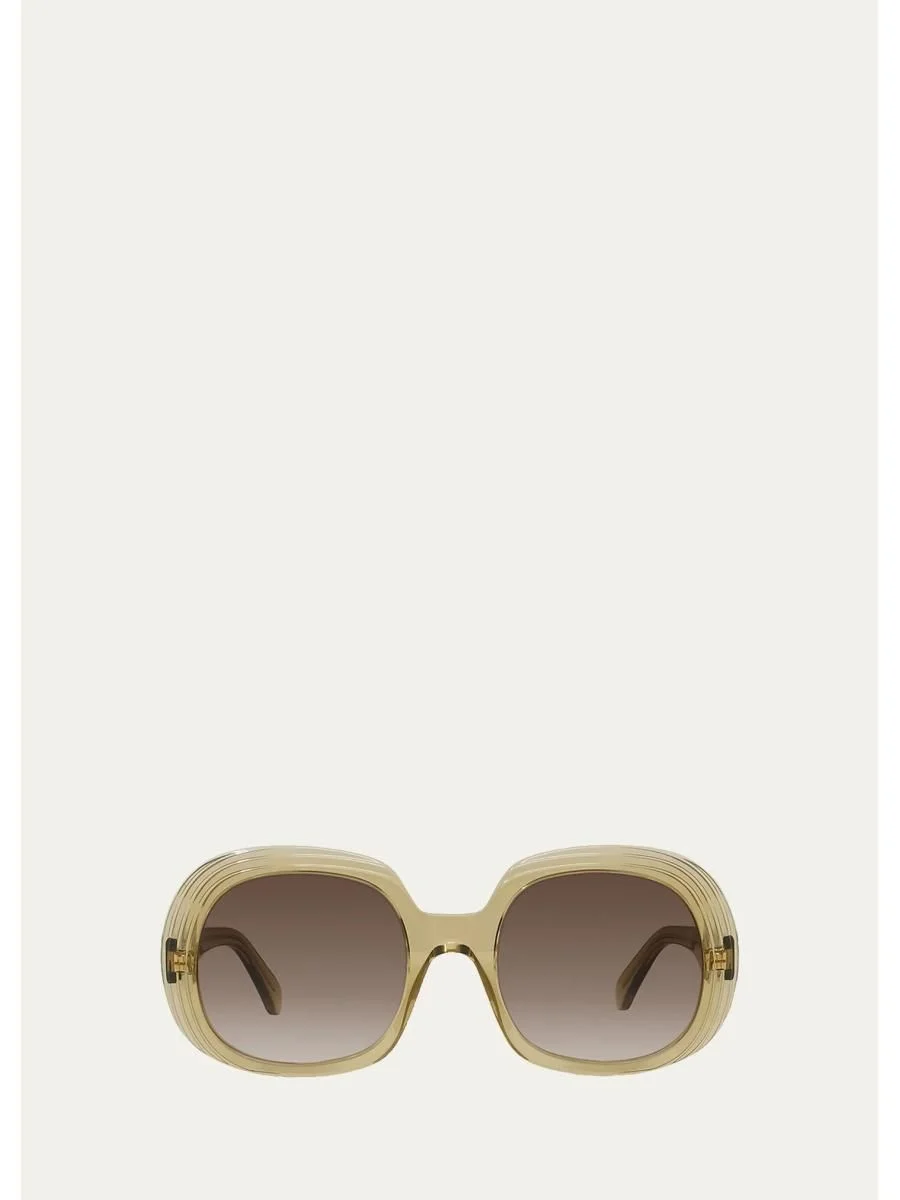 Mini Anagram Steps 54MM Square Sunglasses - 1
