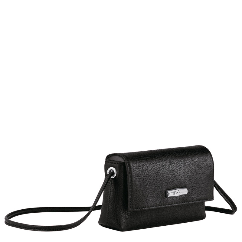 Roseau Essential Clutch XS Black - Leather 3