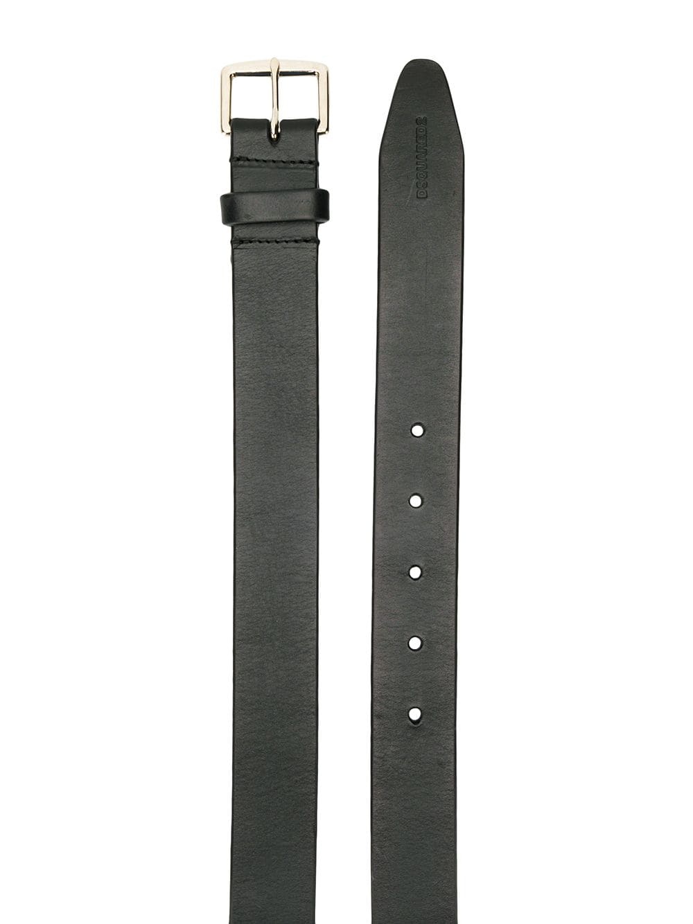 pointed tip buckle belt - 2