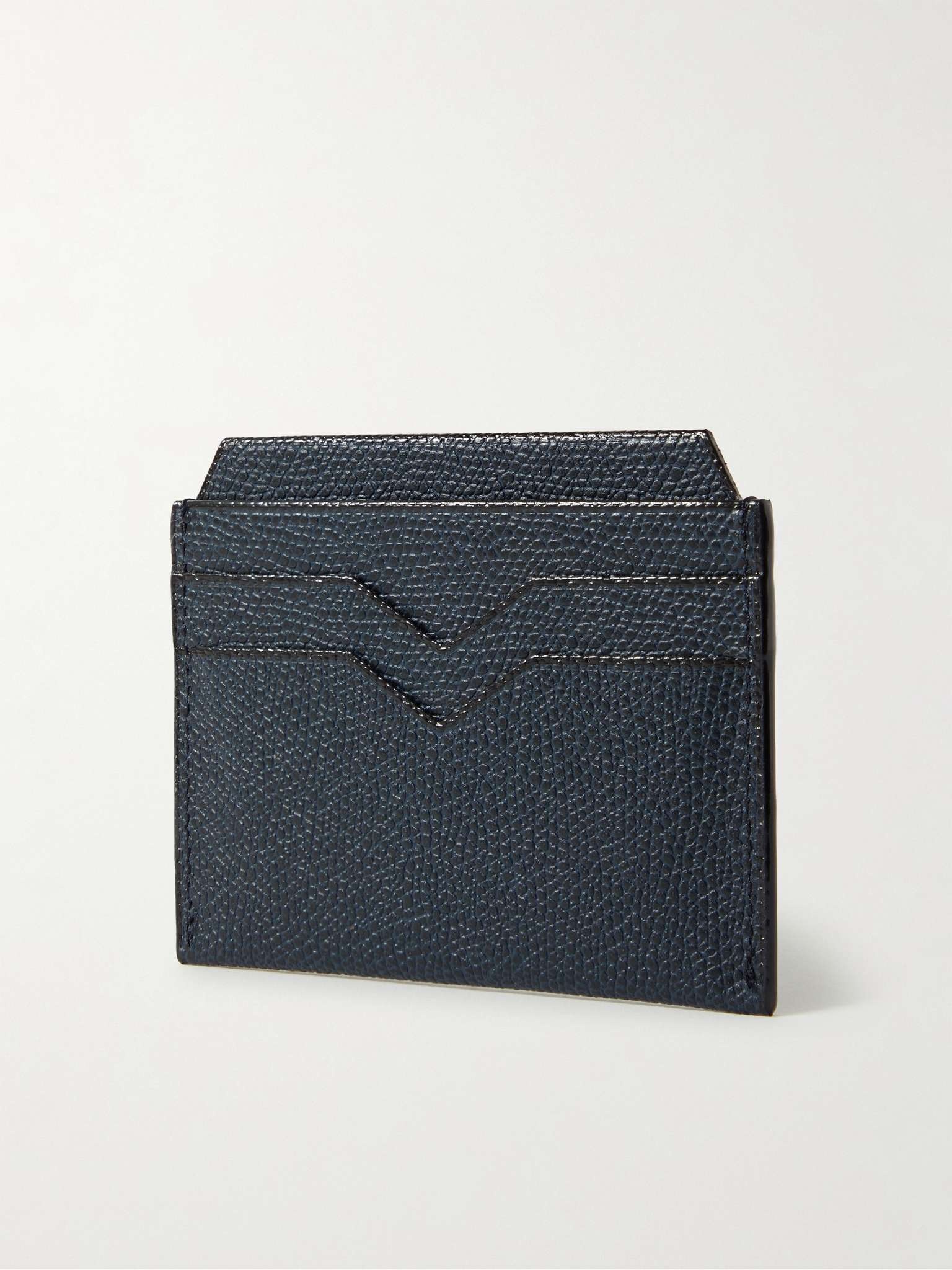 Pebble-Grain Leather Cardholder - 3