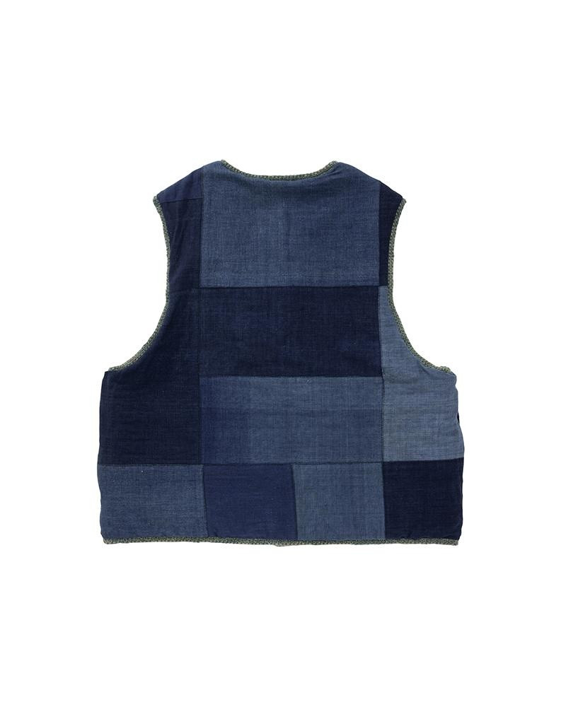 CROCHET KNIT VEST (N.D.) LT.GREEN 4