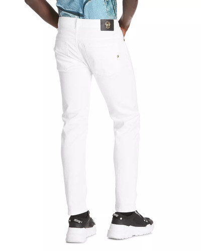 VERSACE JEANS COUTURE Drill Slim Fit Jeans in White outlook