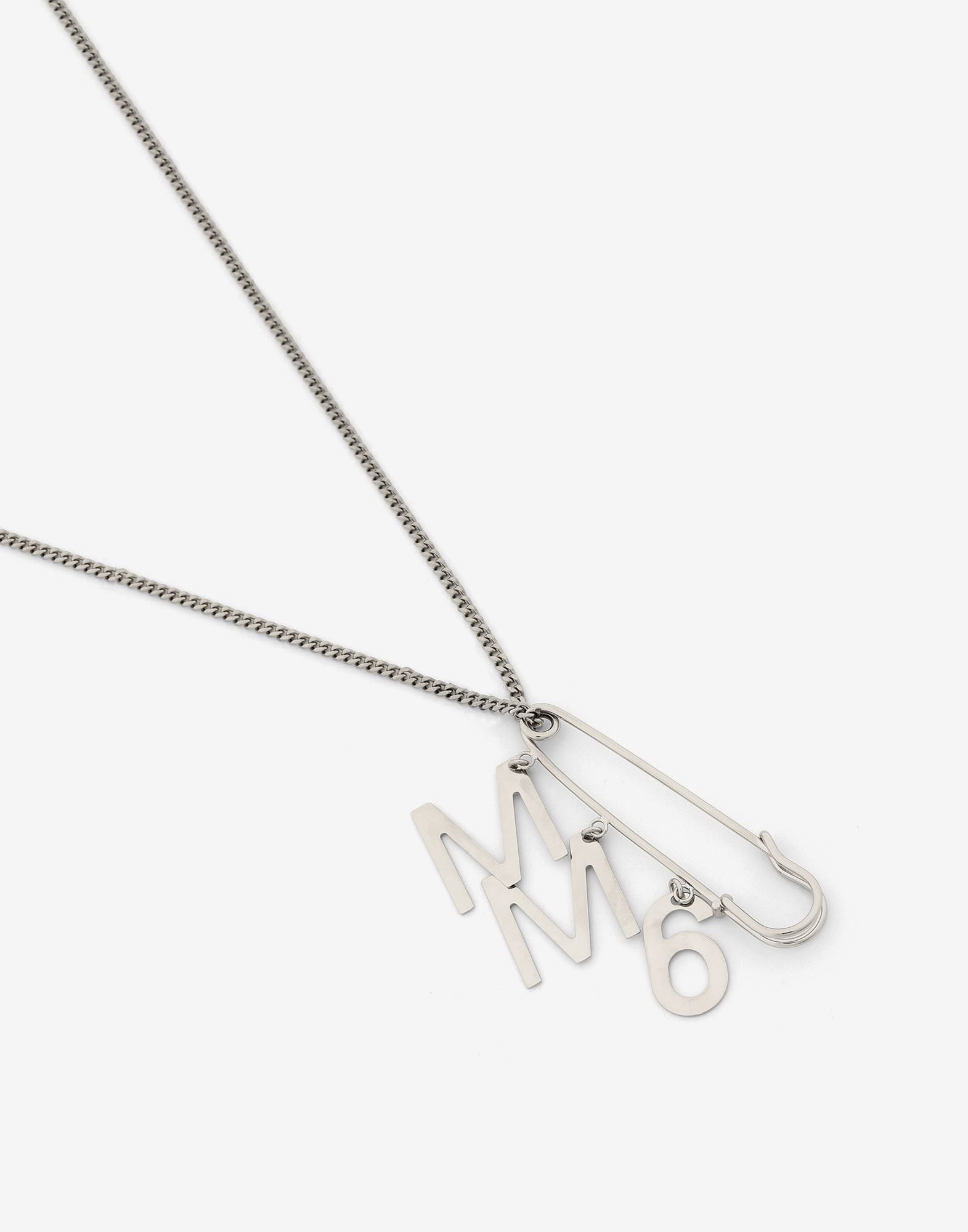 Logo charm chain necklace - 3
