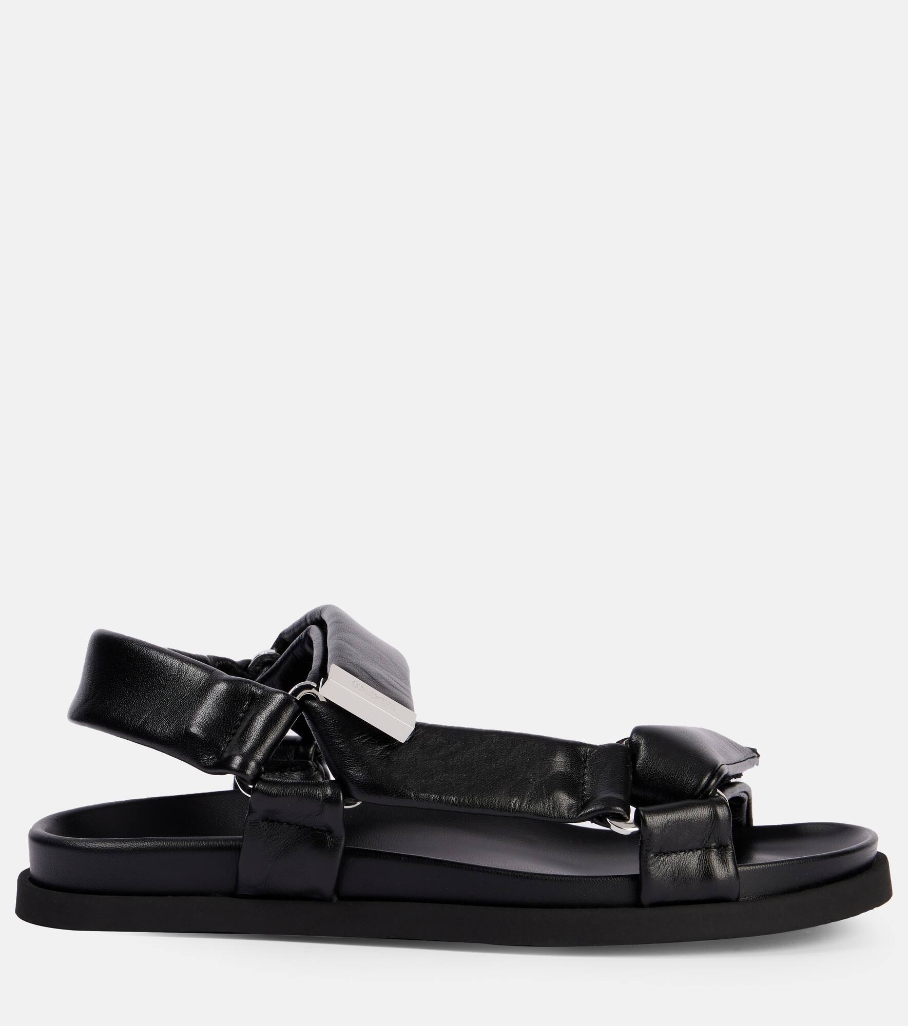Salinas leather sandals - 4