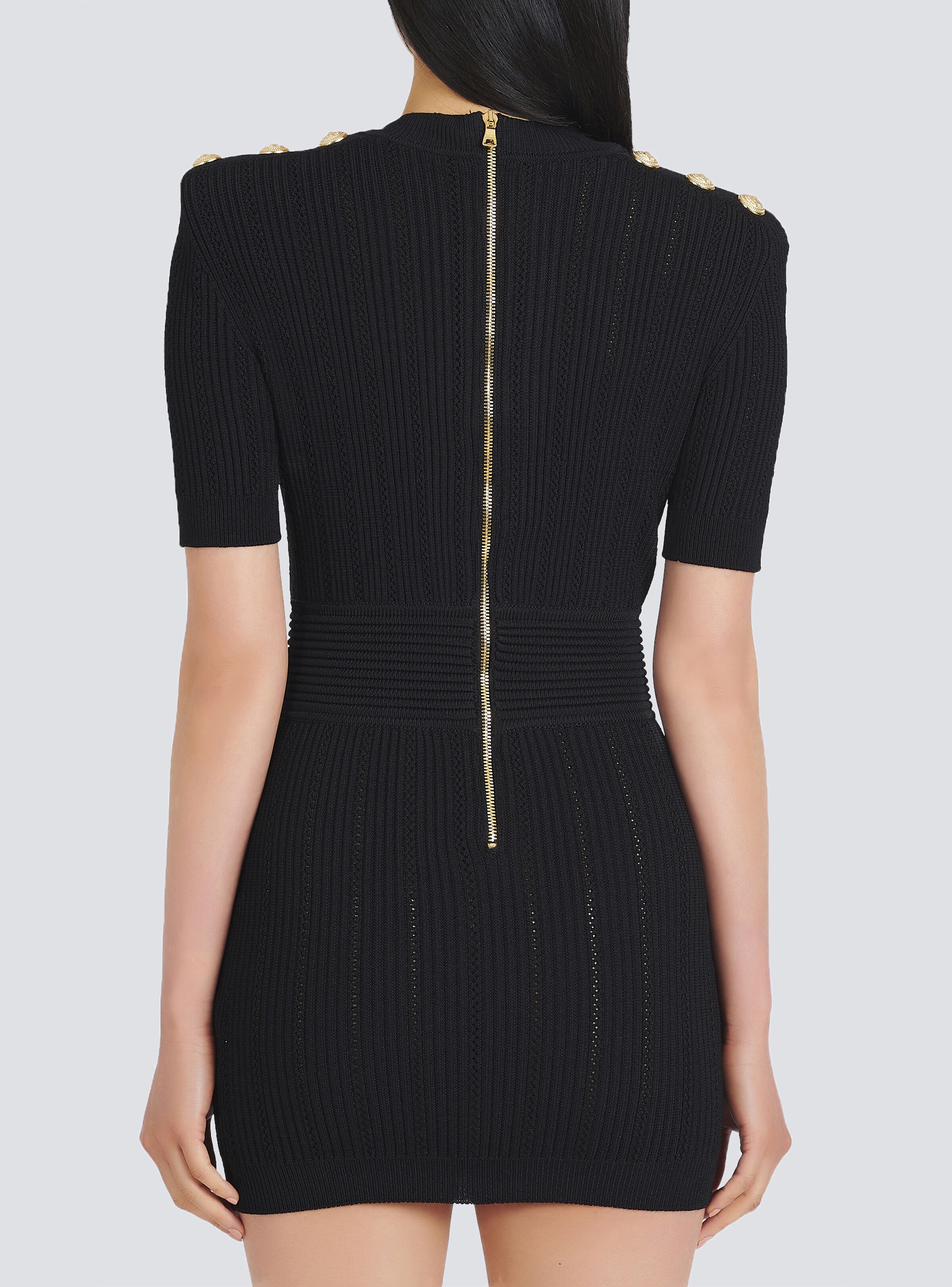 Short eco-designed knit dress - 9