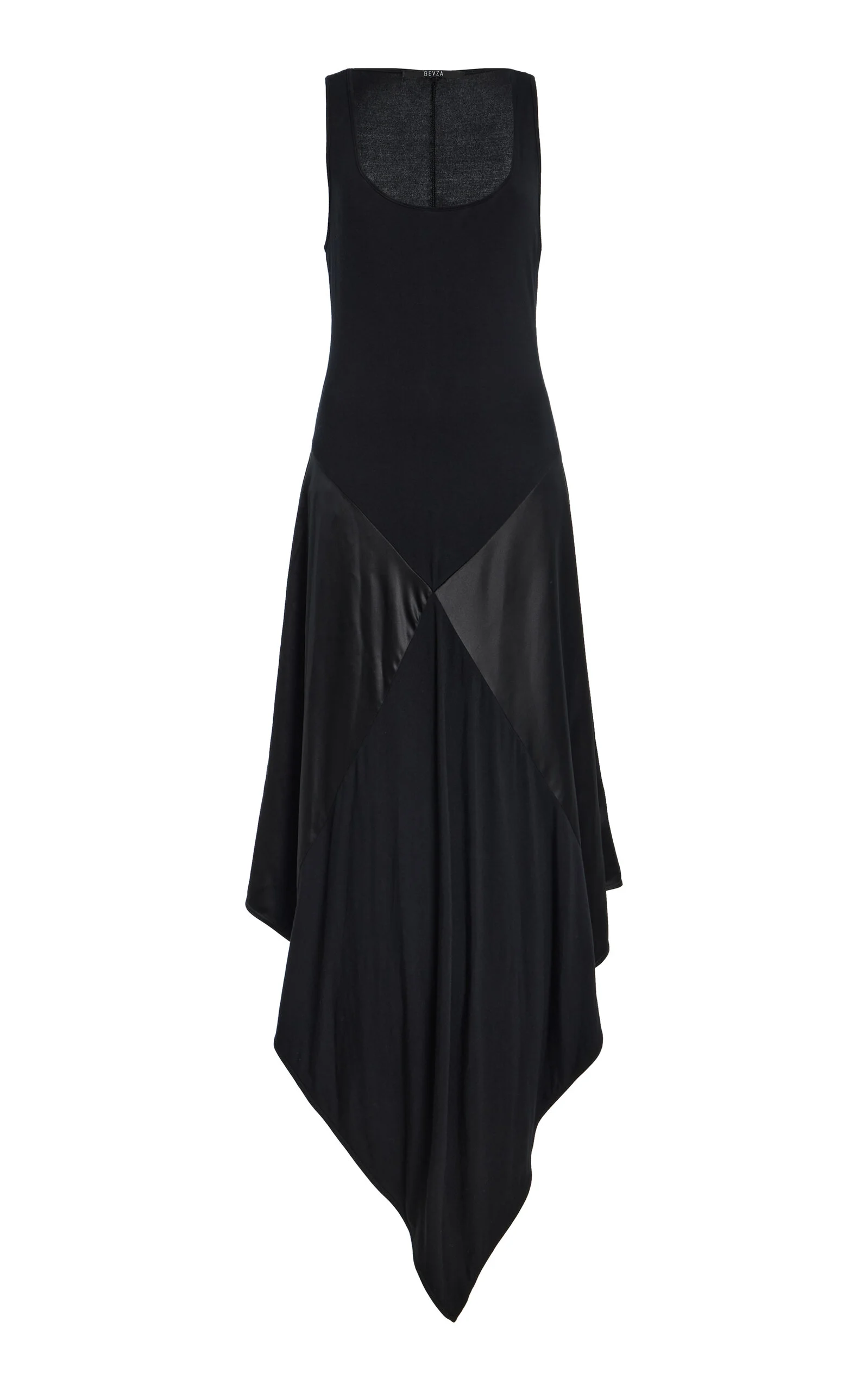 Square Jersey Midi Dress black - 1