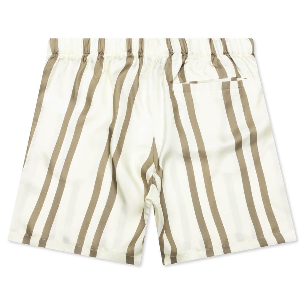 SILK SHORT - BARK STRIPE/SALT - 2