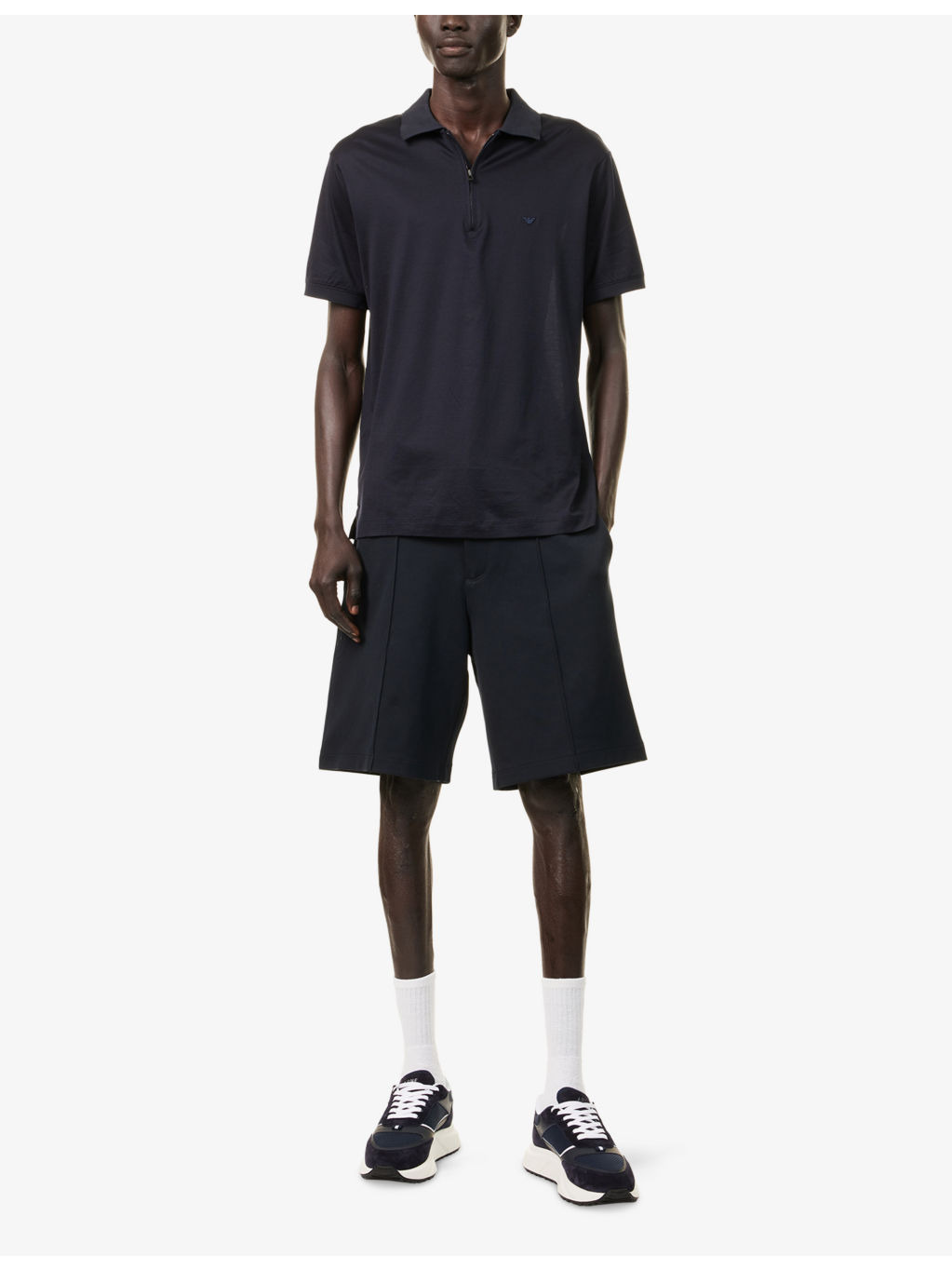 Ribbed Regular-Fit Stretch-Cotton Blend Shorts - 2