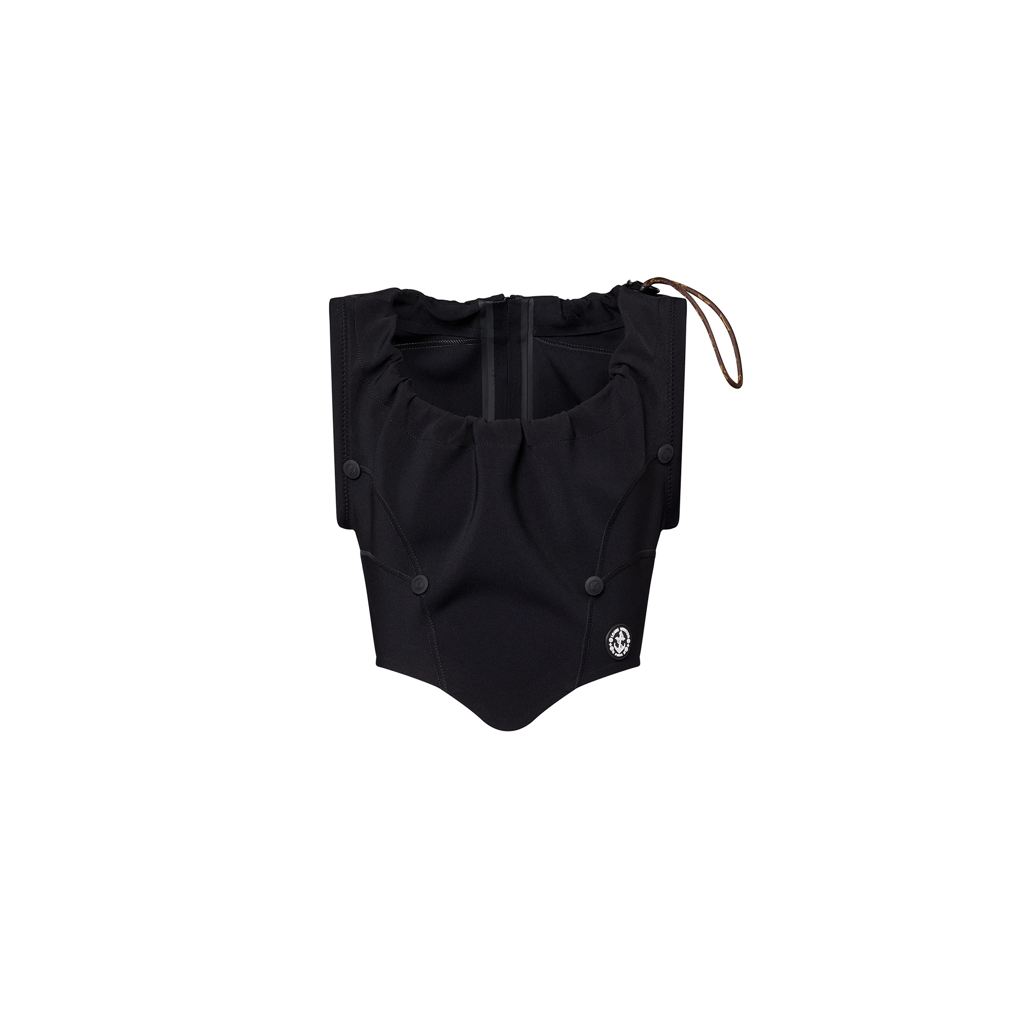 Color-Blocked Scuba Top - 1