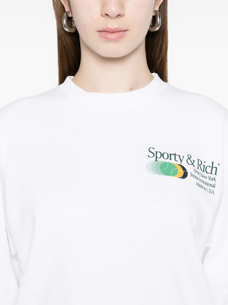 Sporty & Rich Invitational Cew-neck Sweatshirt 3