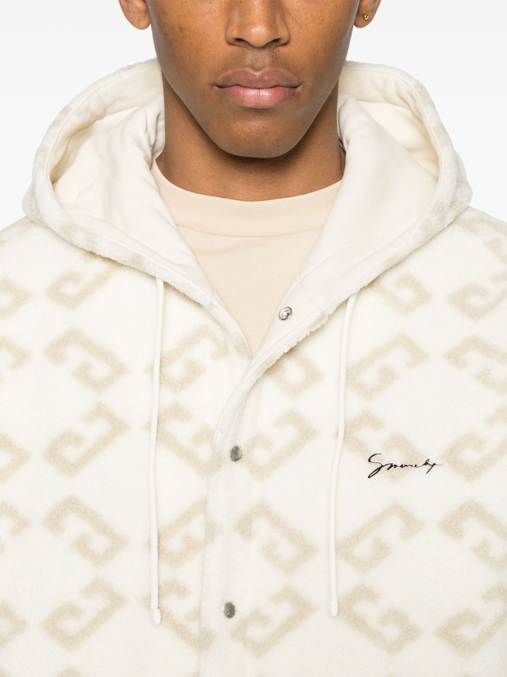 faux-shearling hoodie - 5